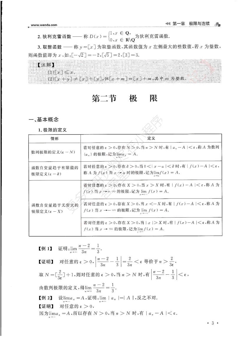 考研数学高等数学复习辅导讲义