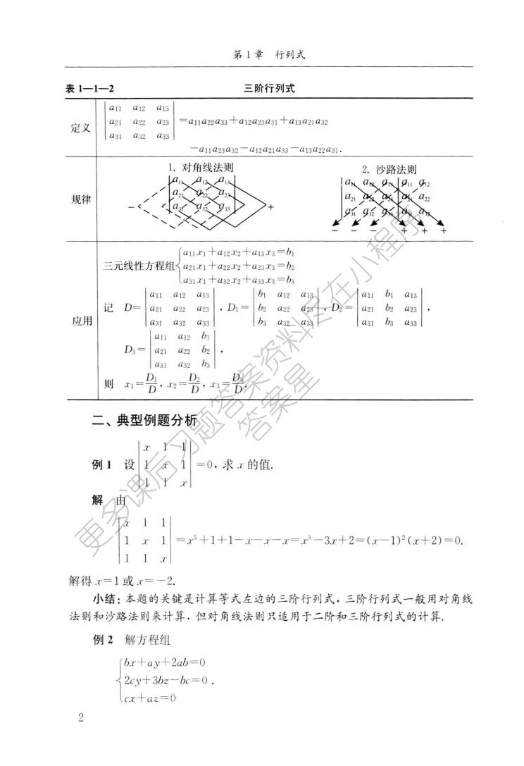 线性代数（理工类·简明版·第四版）