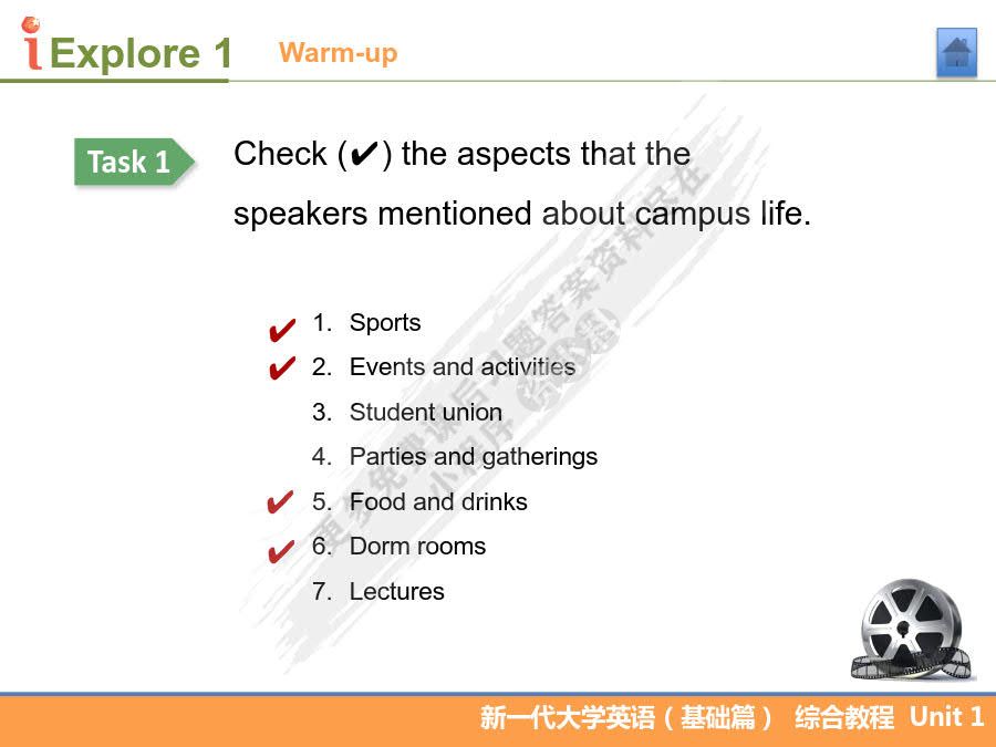 新一代大学英语（基础篇）综合教程 1