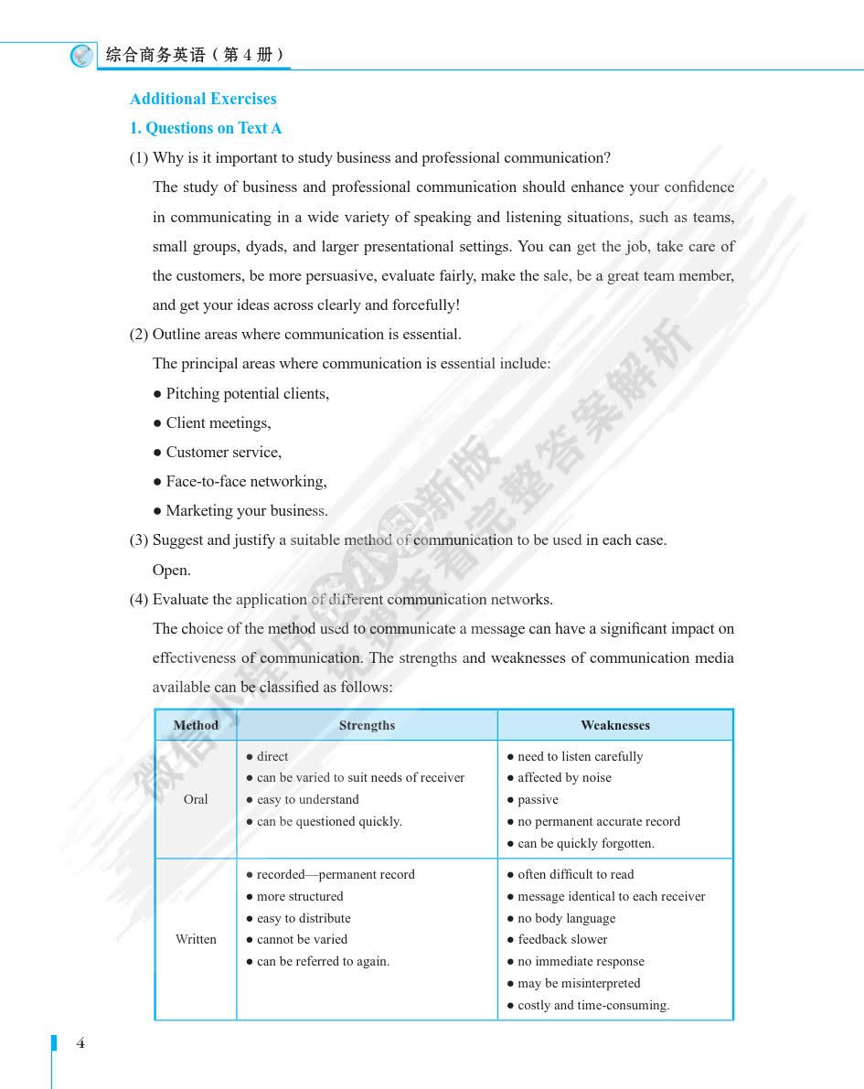 综合商务英语（第4册）