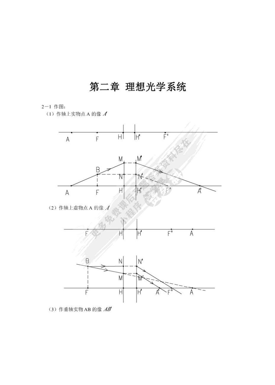 光学教程（第2版）