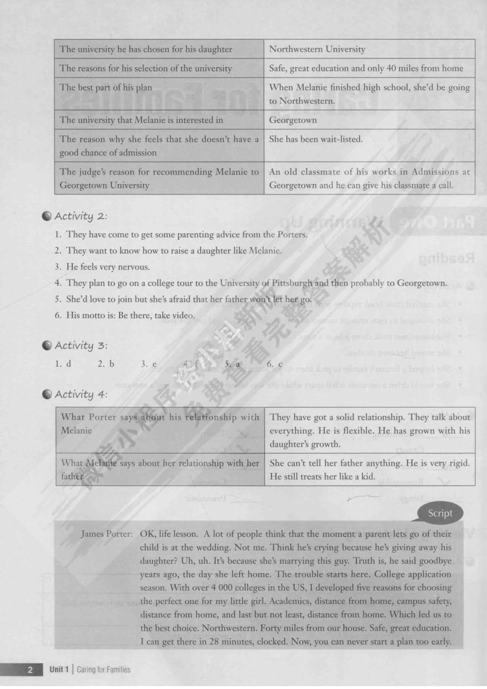 新大学英语综合教程·习察篇
