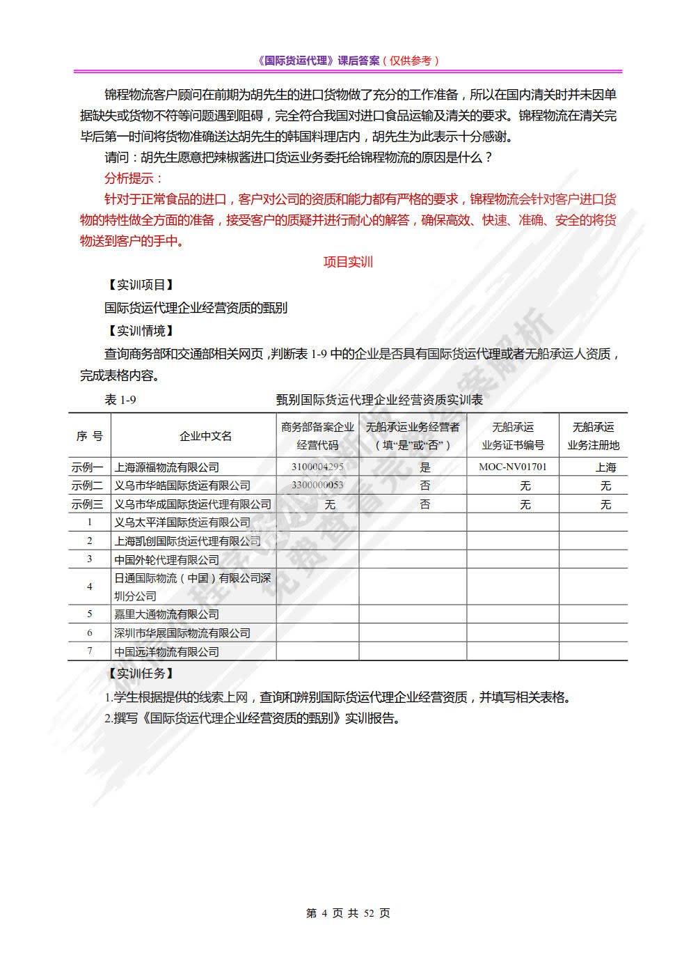 国际货运代理