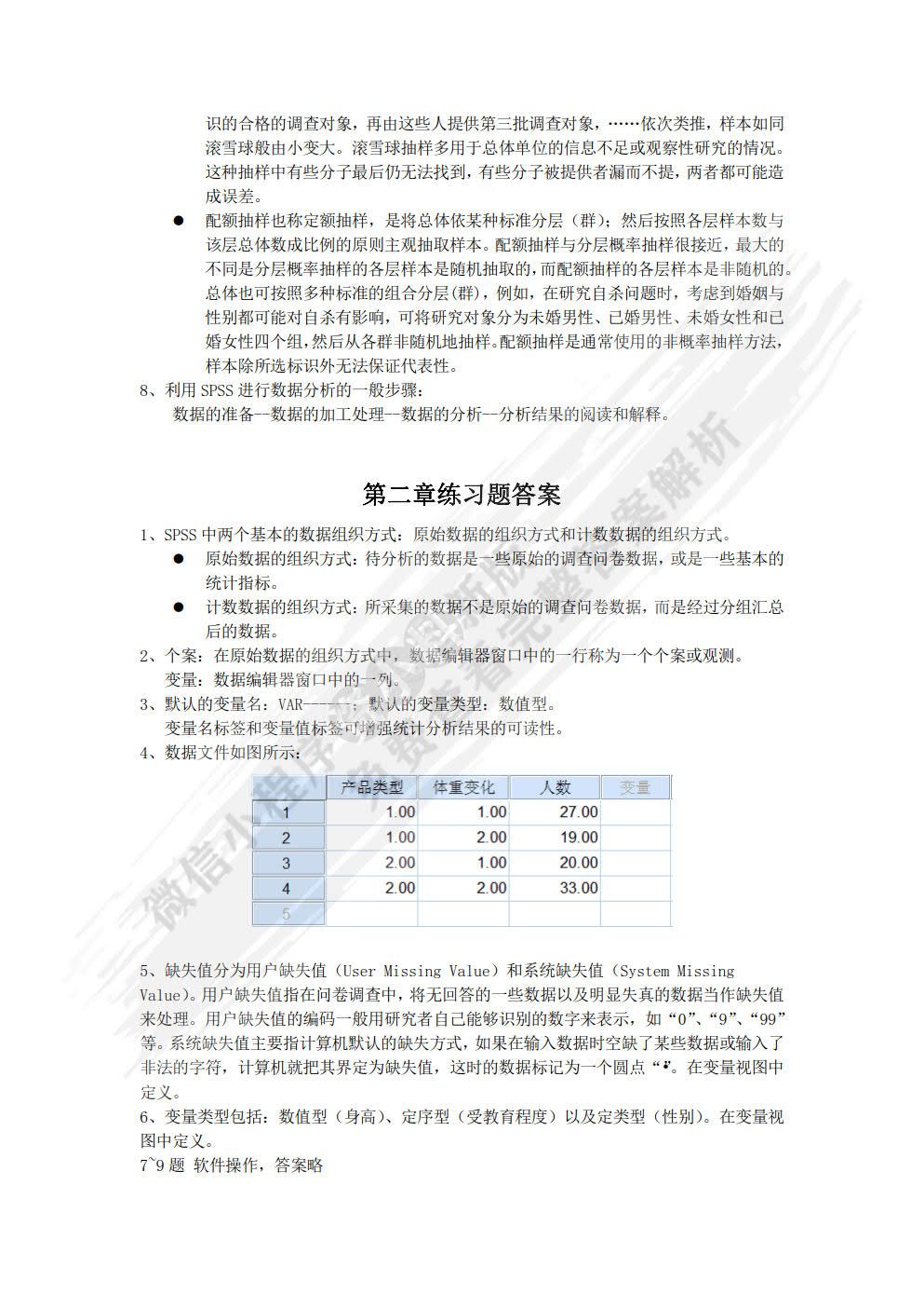 统计分析与SPSS的应用（第6版）