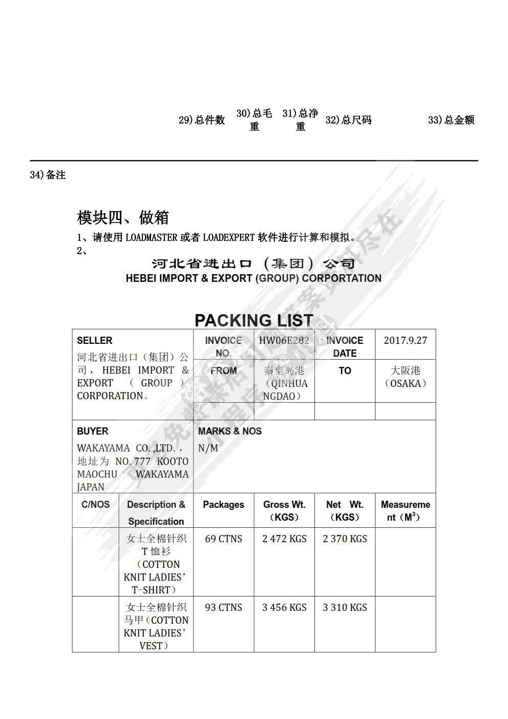 国际货运代理操作实务（第3版）
