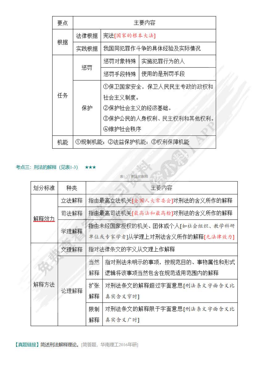 刑法学 第十版