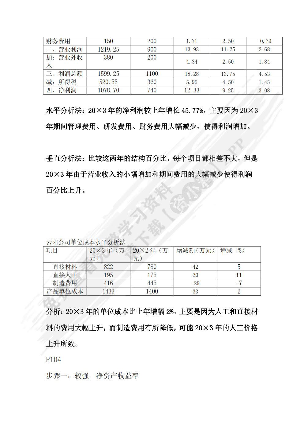 企业财务分析（第三版）