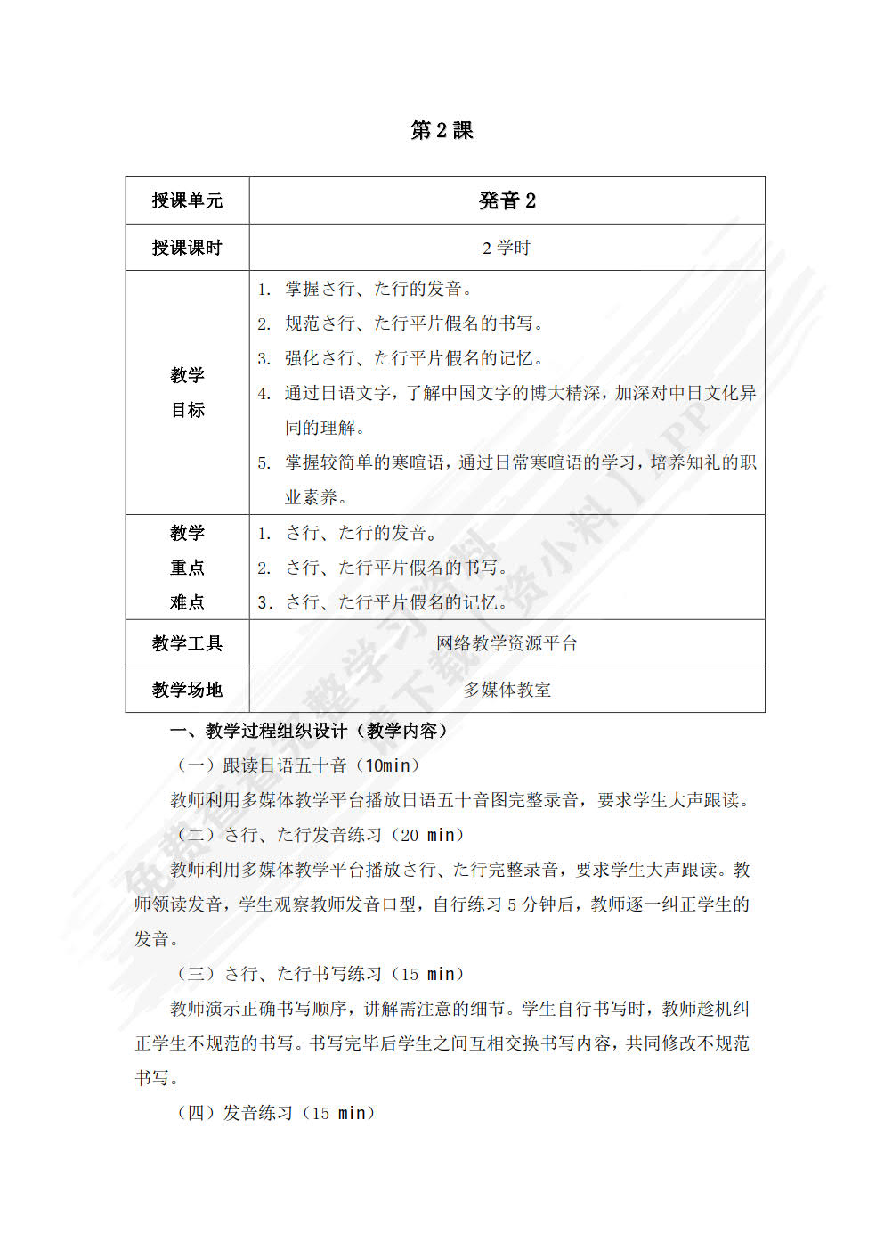 日语会话1（第二版）