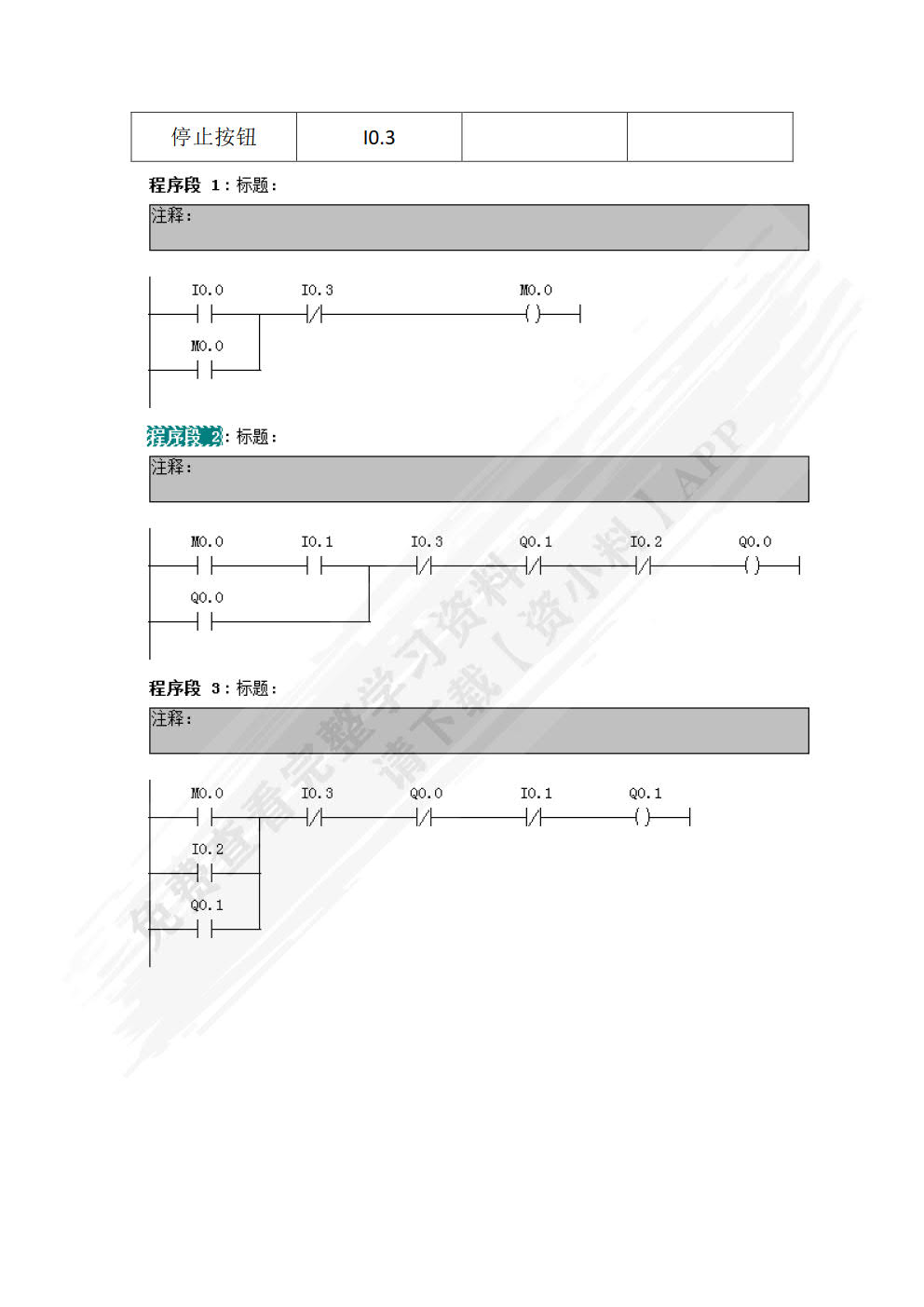 西门子S7-300 PLC应用技术