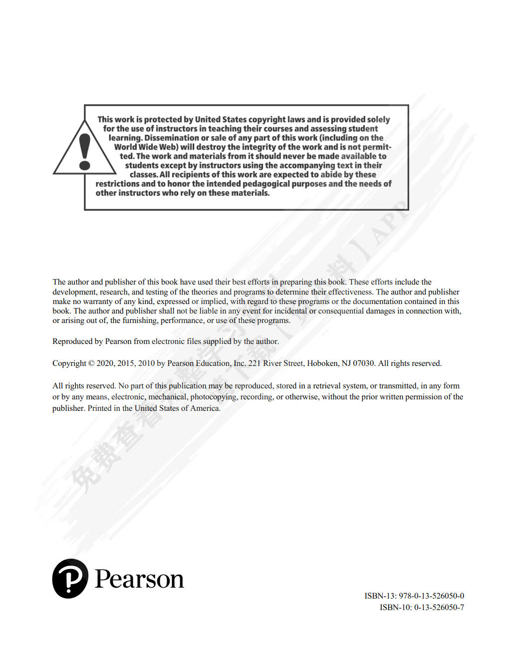 线性代数（英文版&middot;原书第10版）