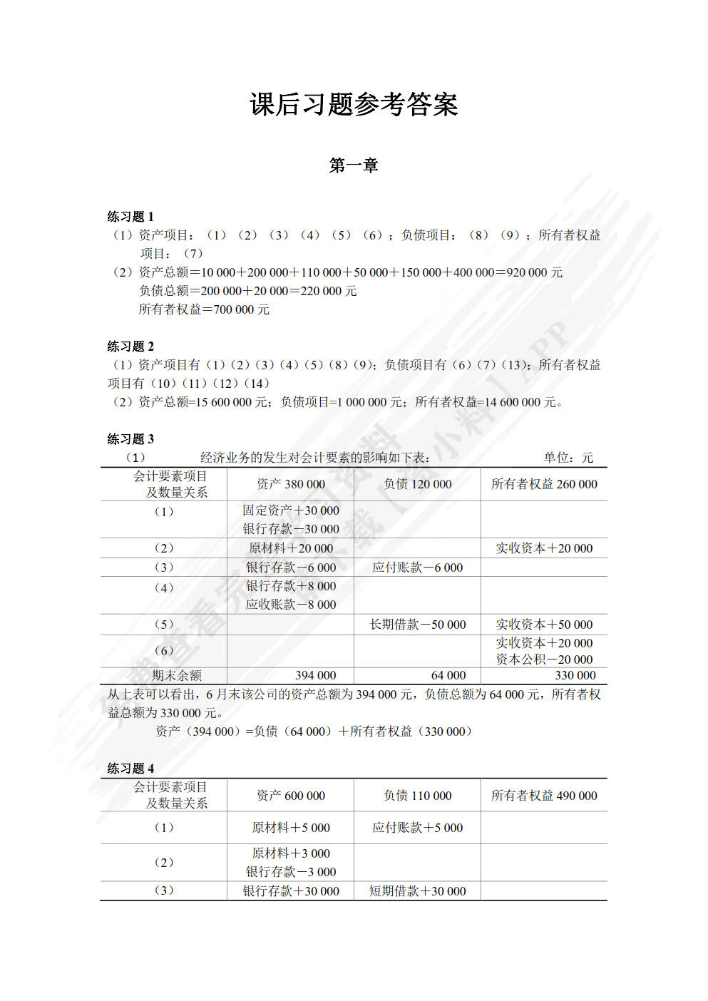 会计学第四版