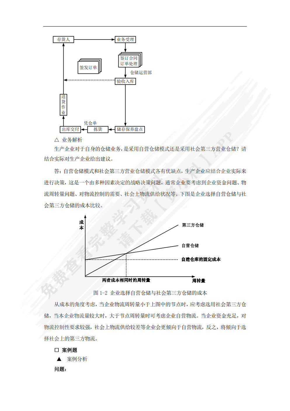 仓储与配送管理：理论、实务、案例、实训