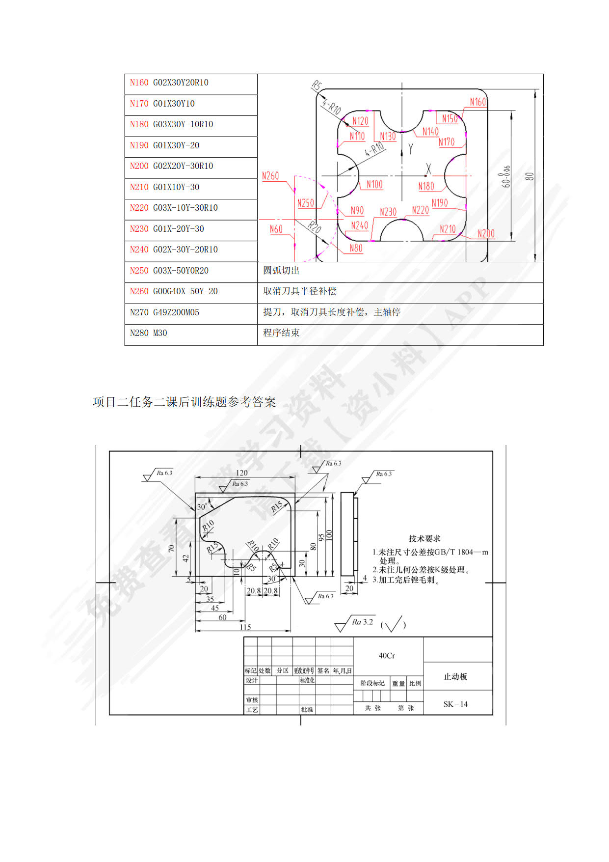 数控加工编程与操作  第3版  