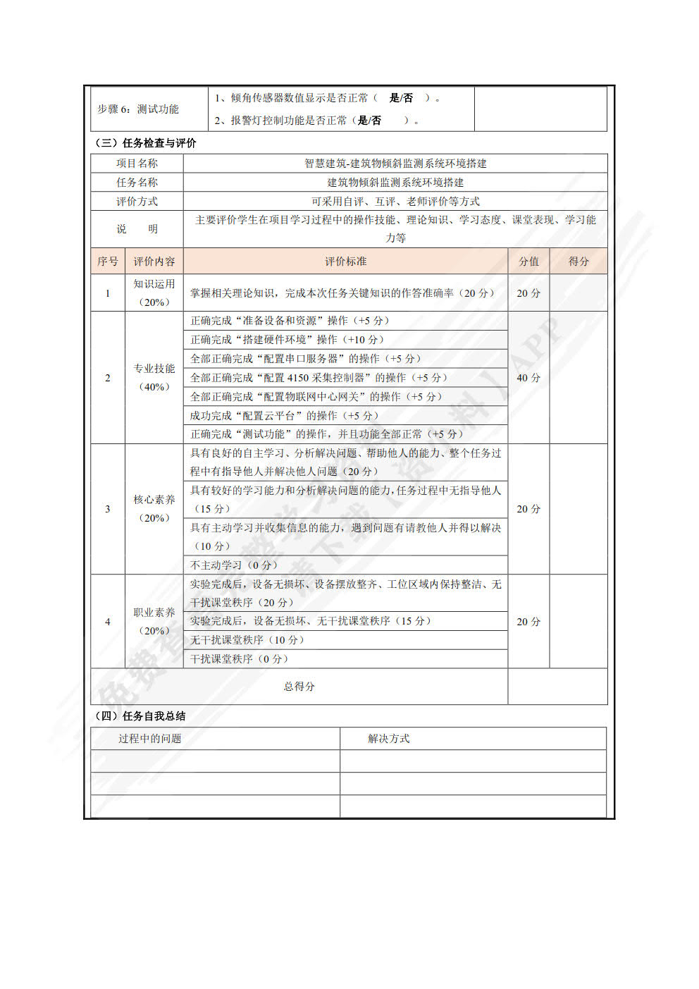 物联网设备安装与调试