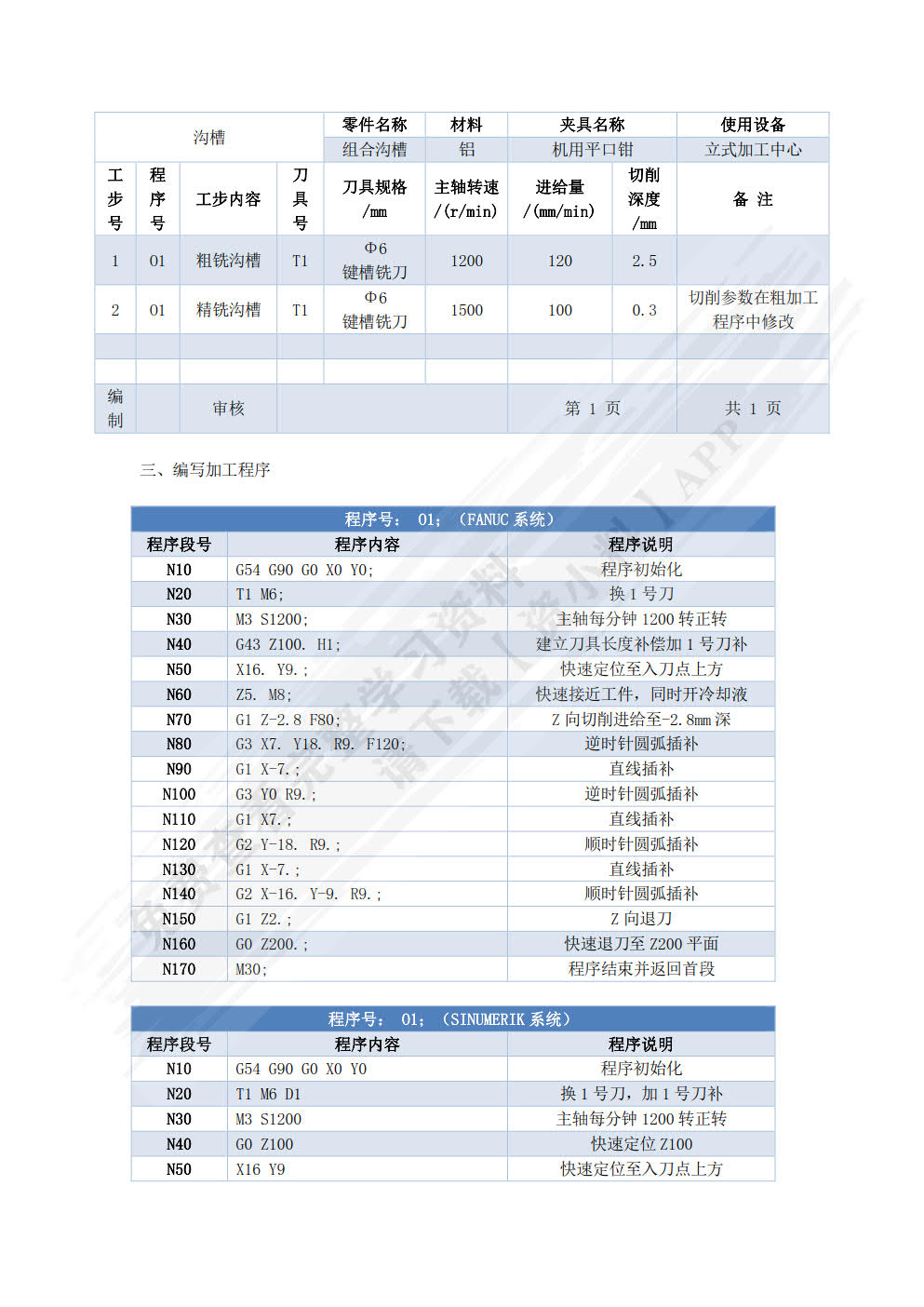 数控铣床加工中心编程及加工  第2版