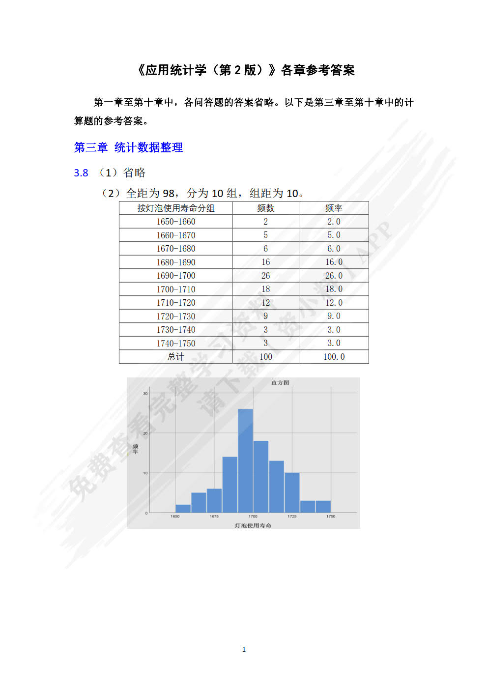 应用统计学