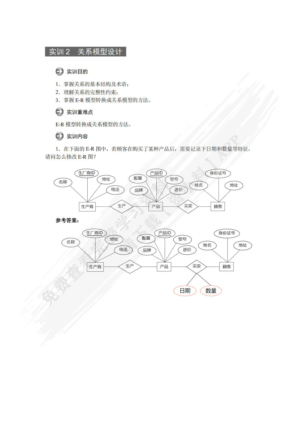 关系数据库设计与应用（工作手册式）