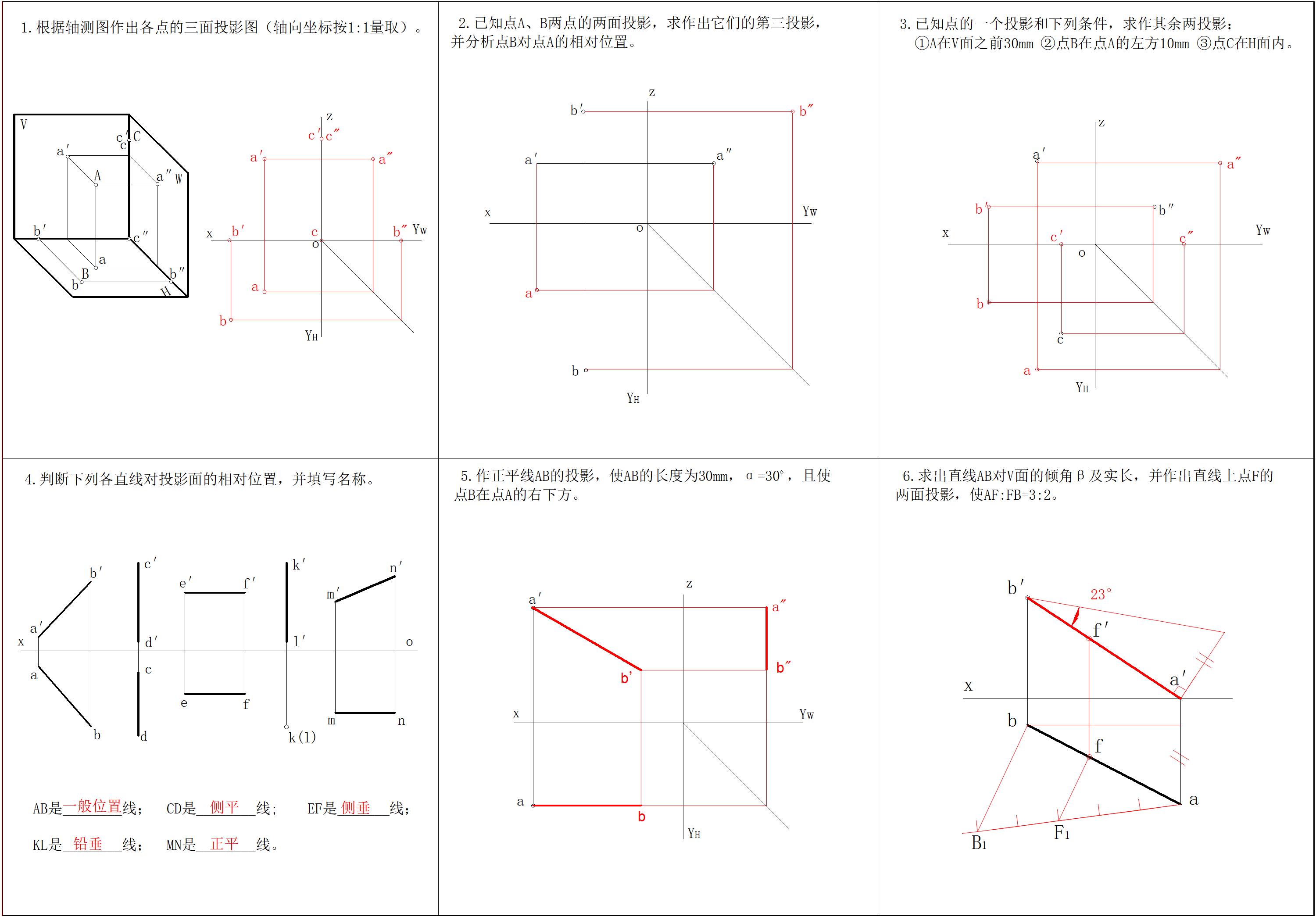 工程制图习题集 第2版