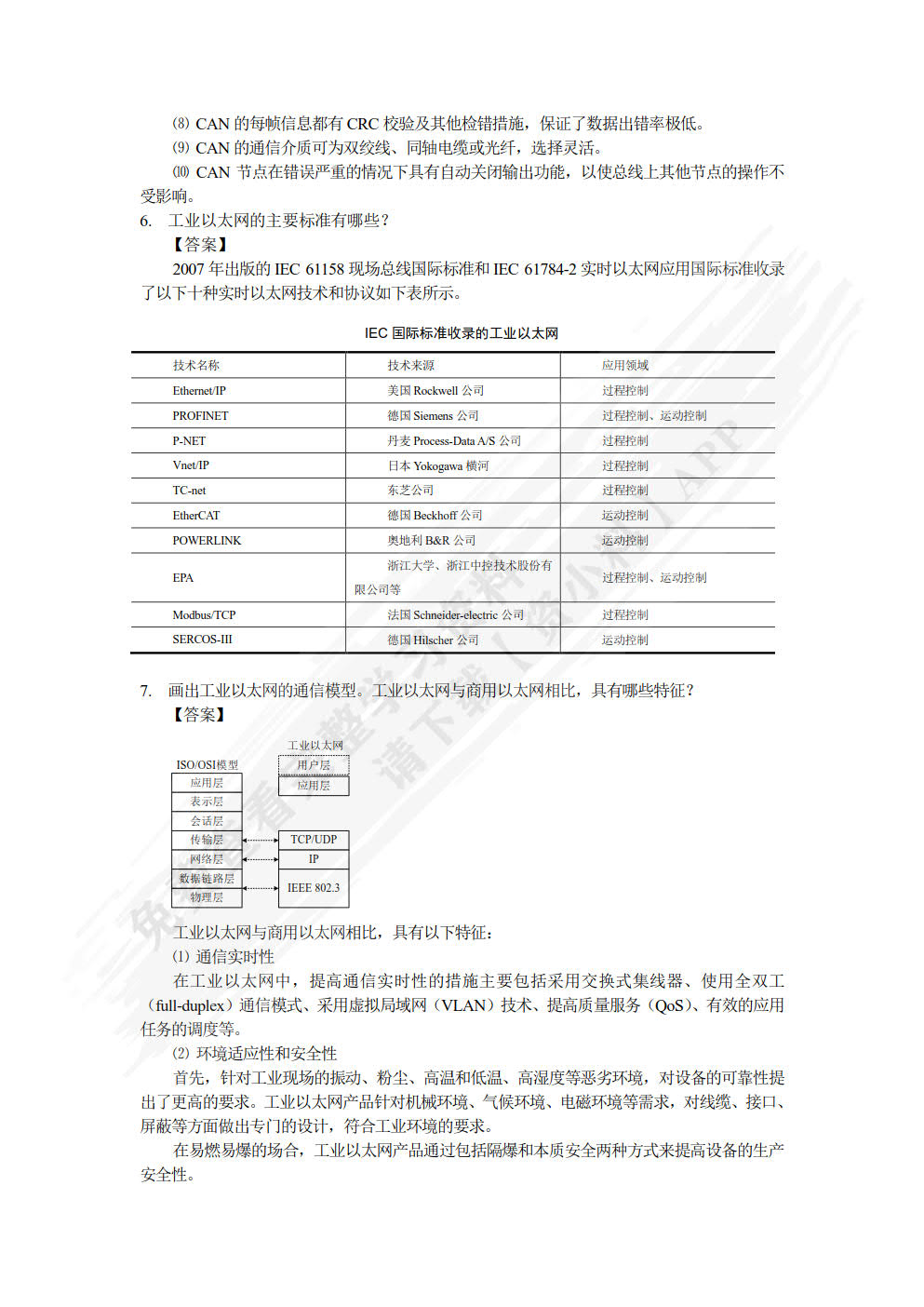 现场总线与工业以太网及其应用技术 第2版