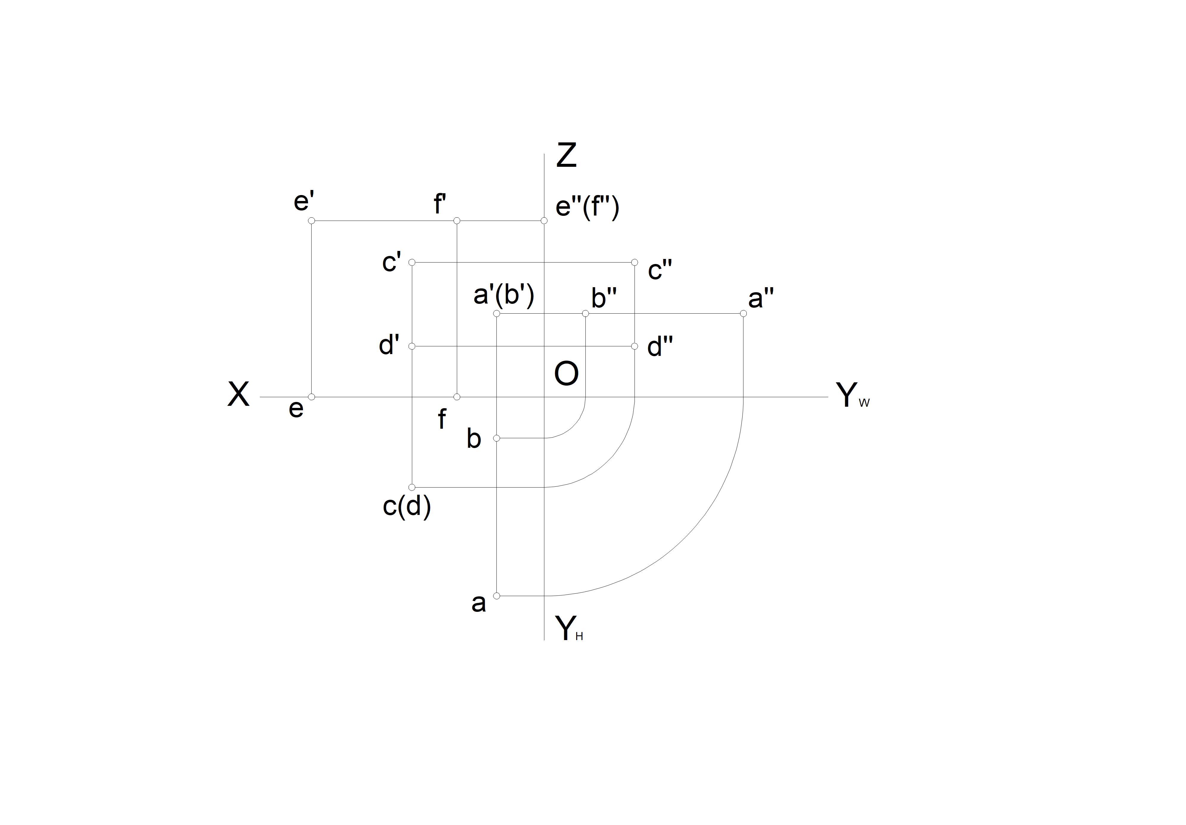 画法几何习题集