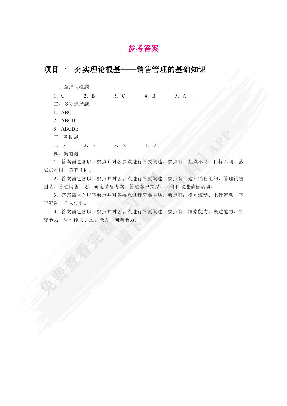 销售管理实务