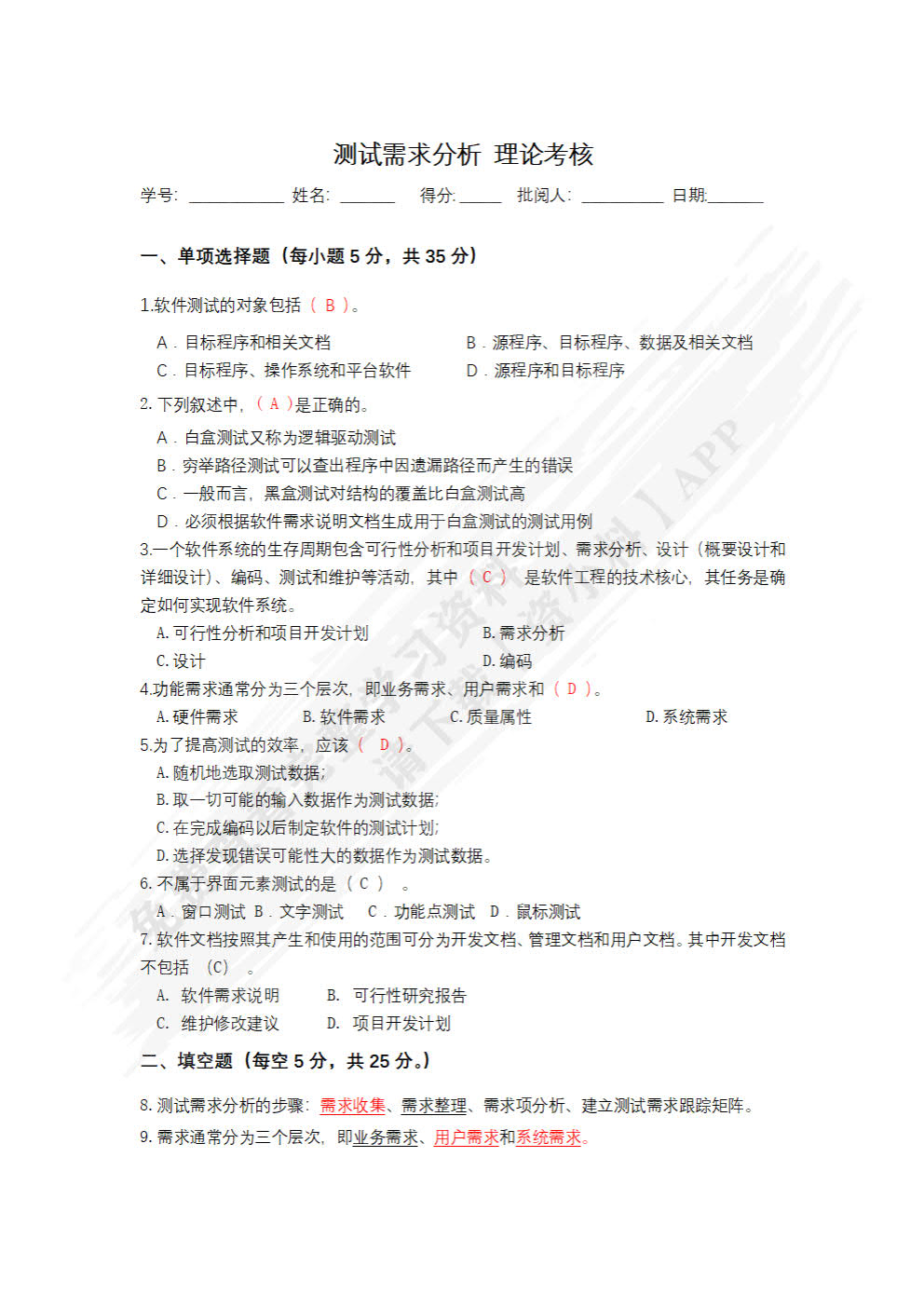 软件测试管理与实践（第2版）（微课版）