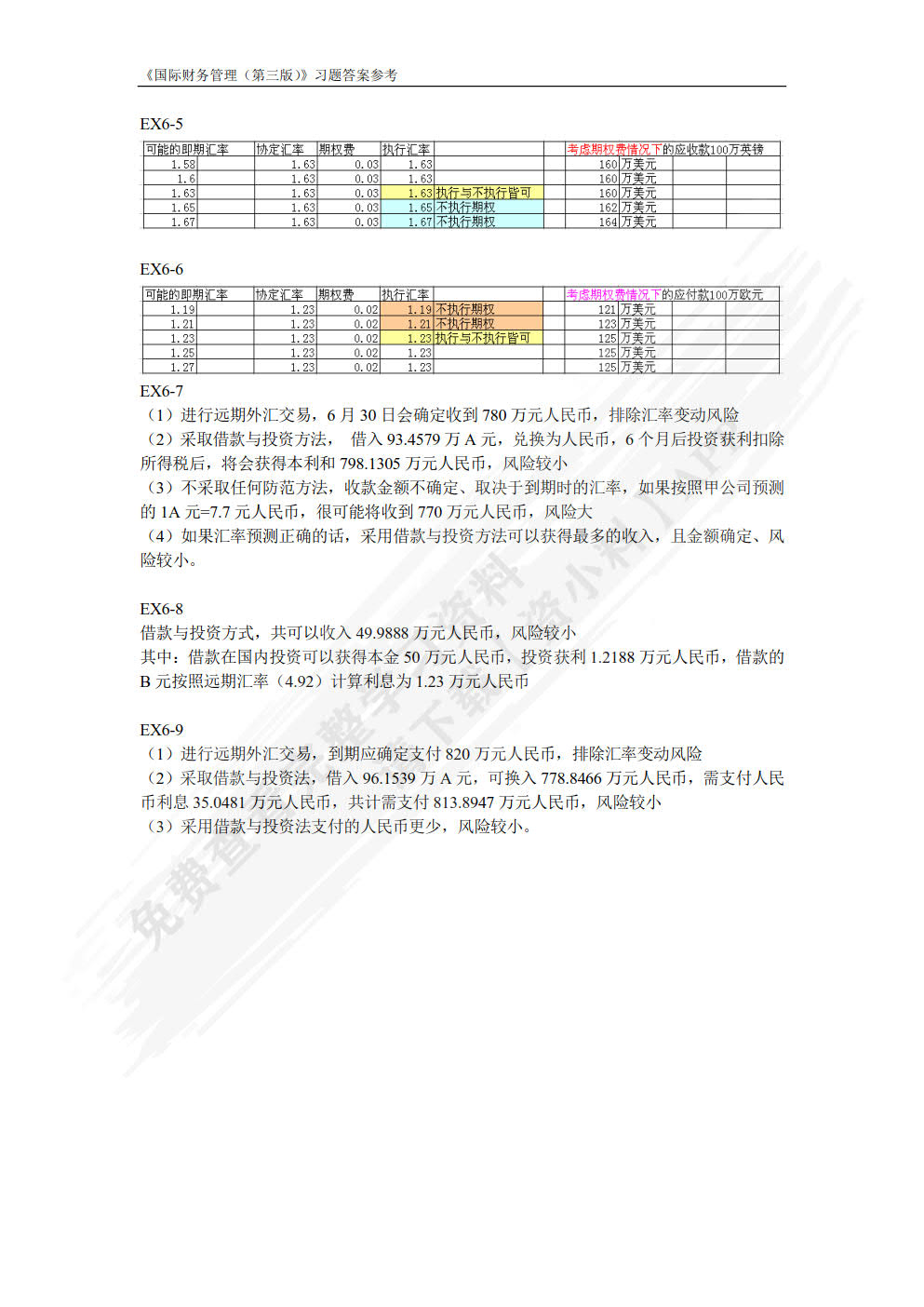 国际财务管理（第四版）