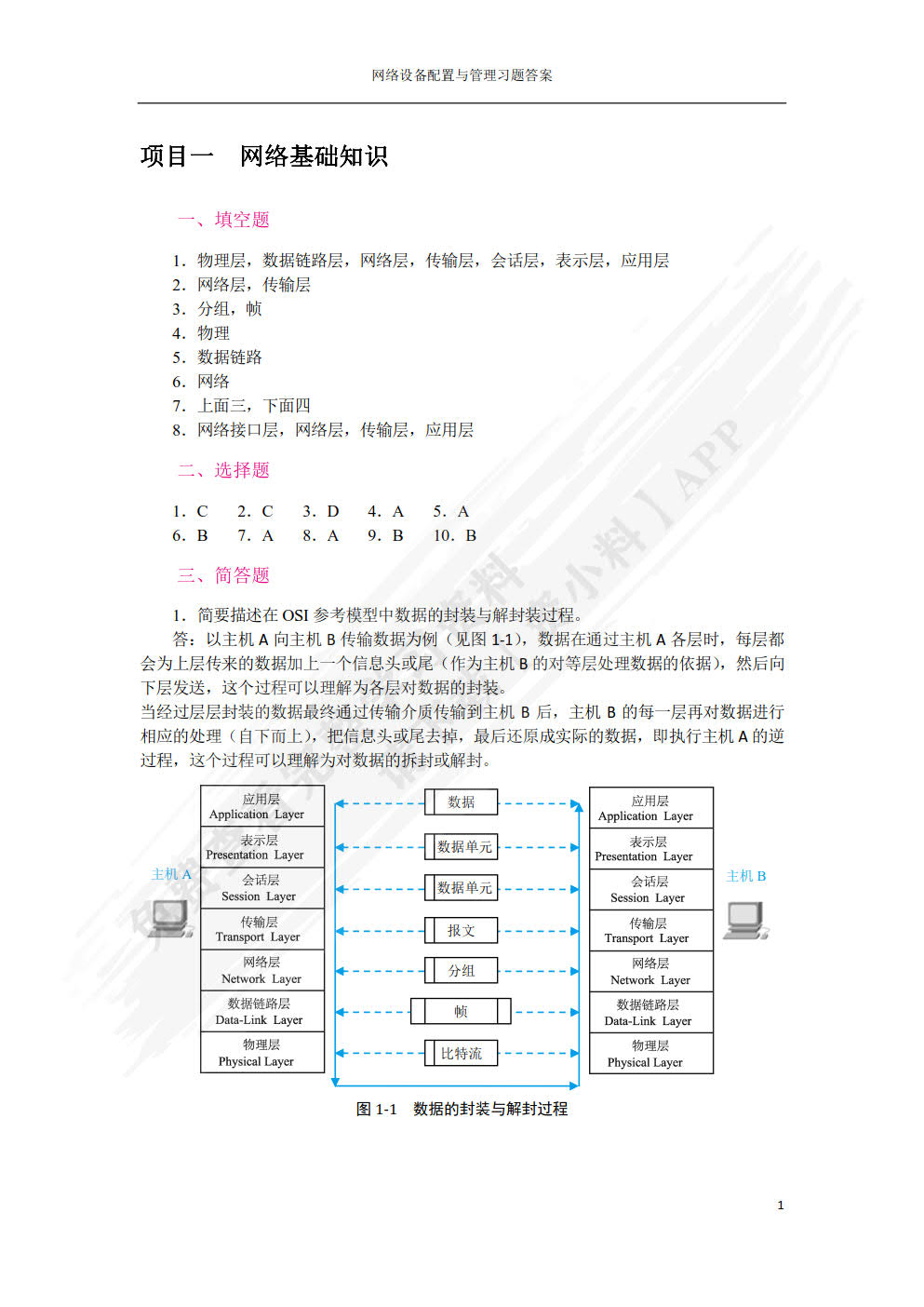 网络设备配置与管理
