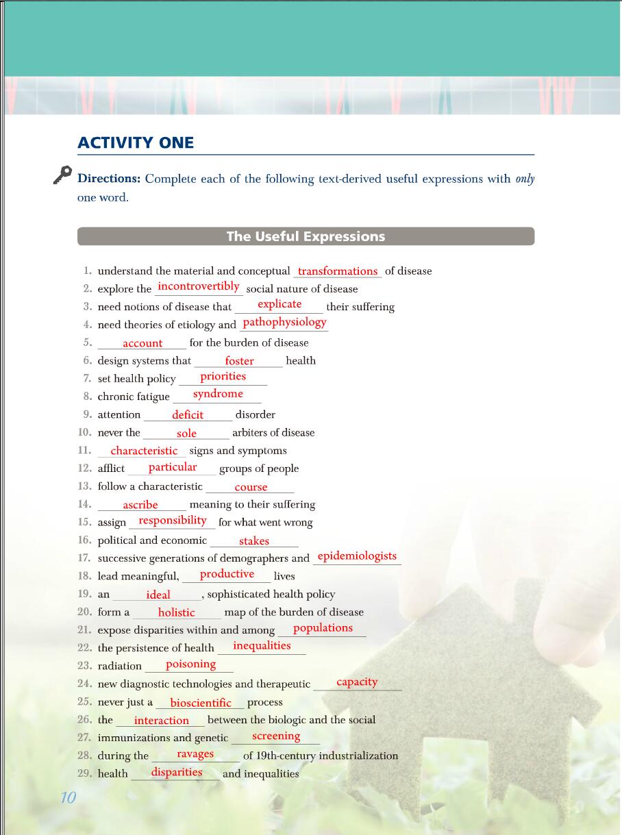 医学英语教程——社会医学（第三版）