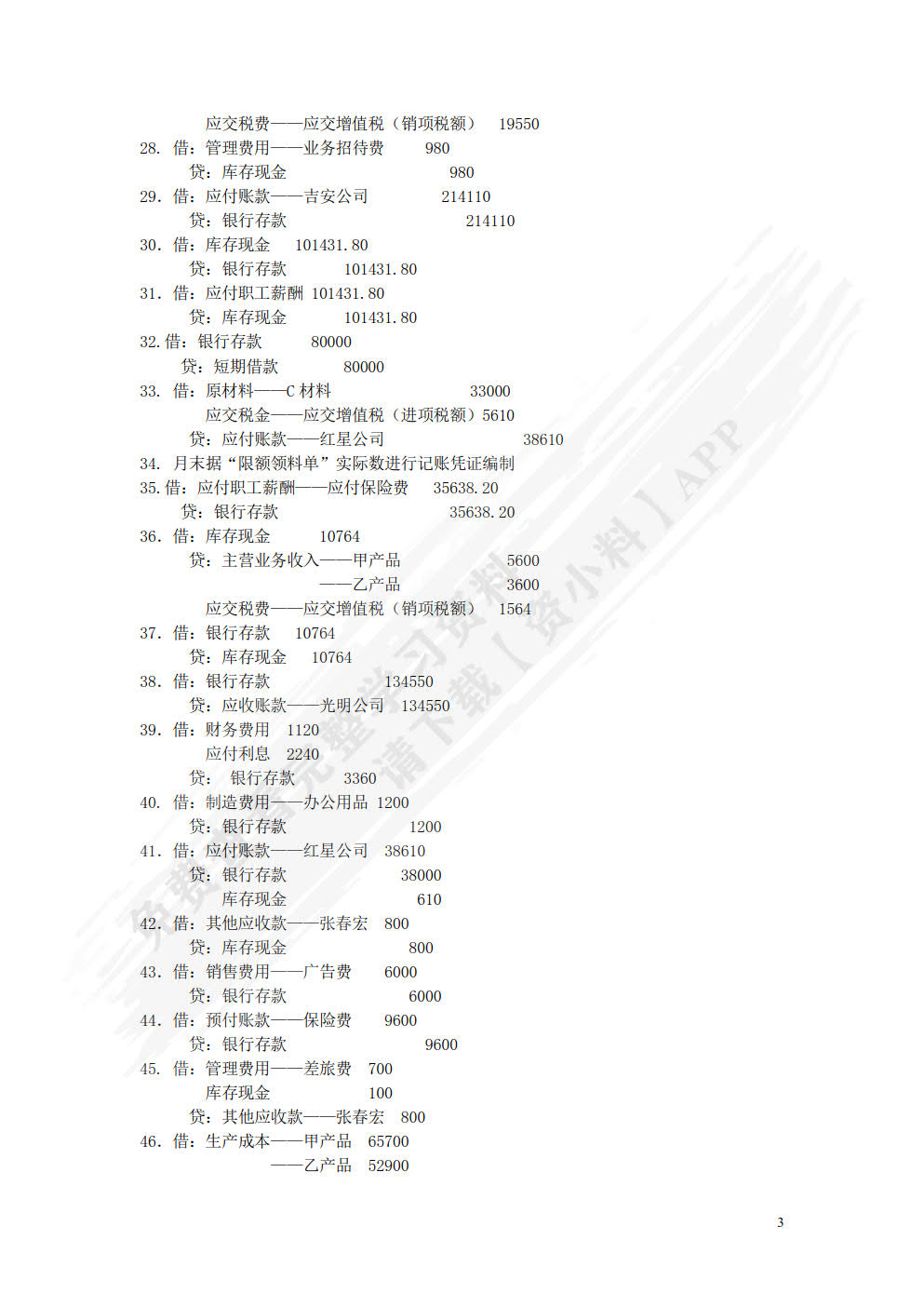 基础会计实训教程