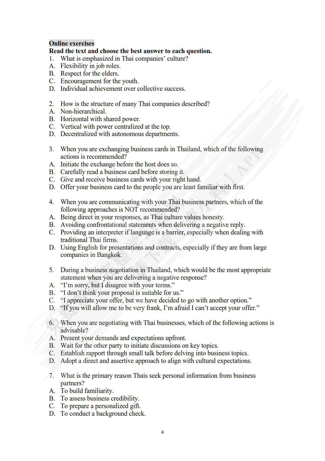 “一带一路”国家跨文化商务交际教程(第二版)