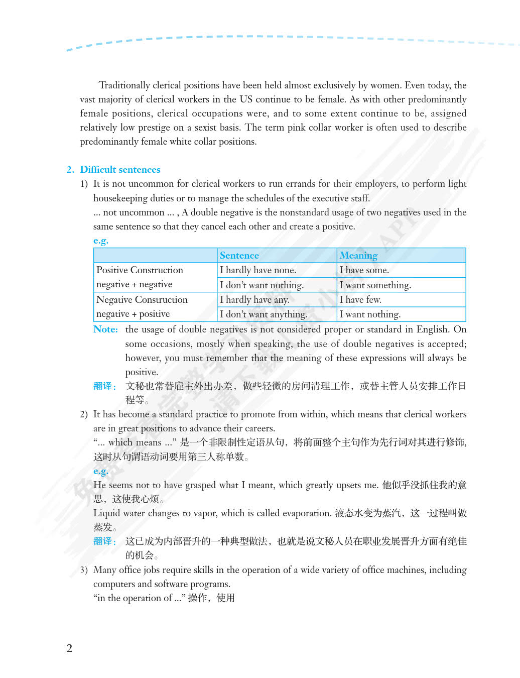 文秘英语