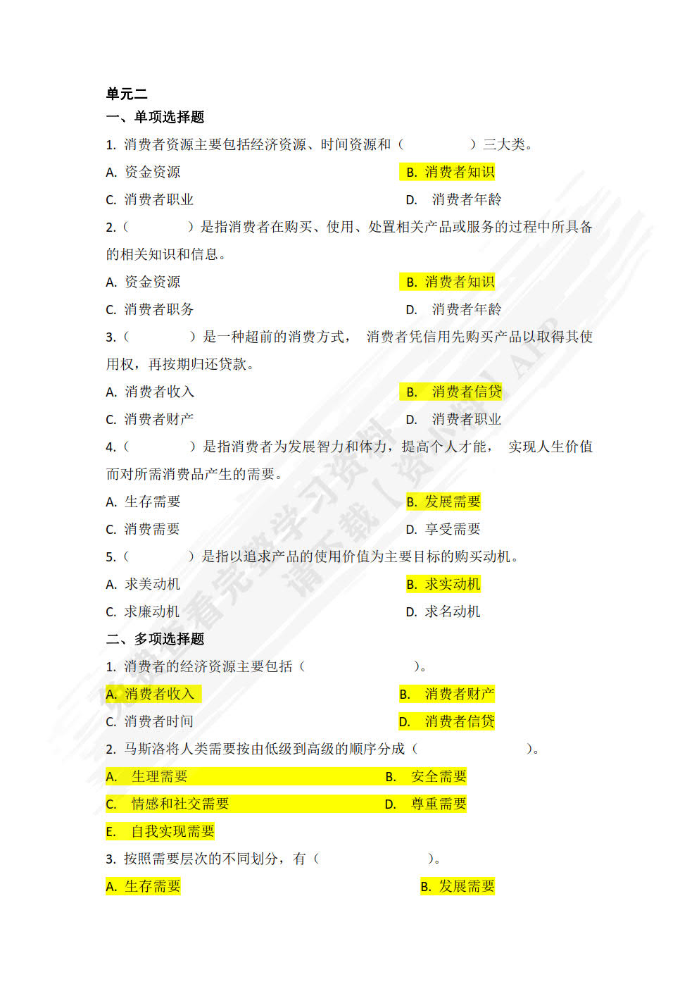 消费者心理与行为分析（第五版）