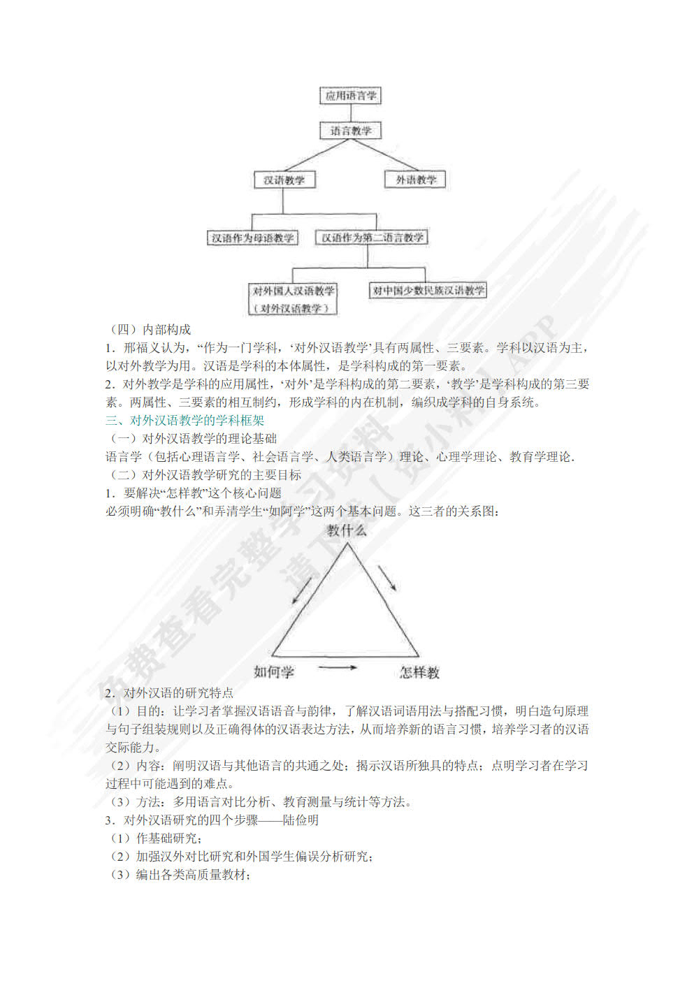 对外汉语教学概论