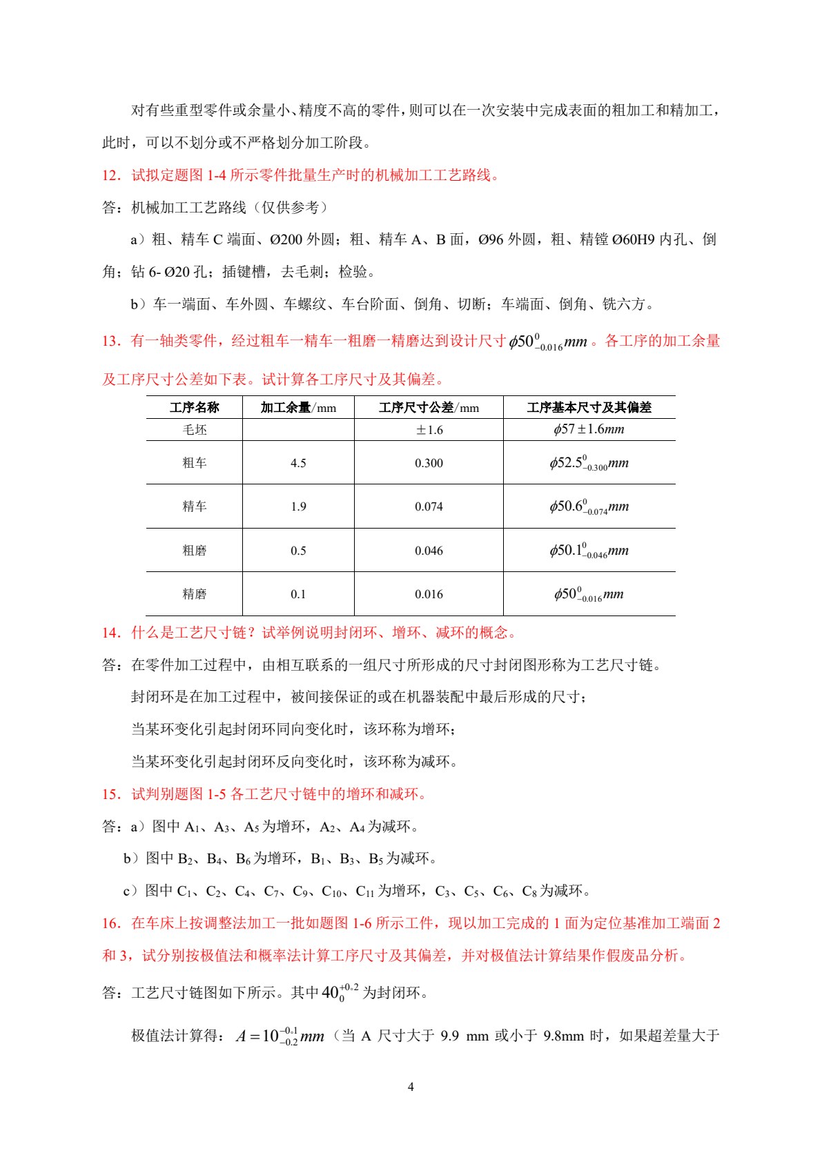 机械制造工艺学 第2版