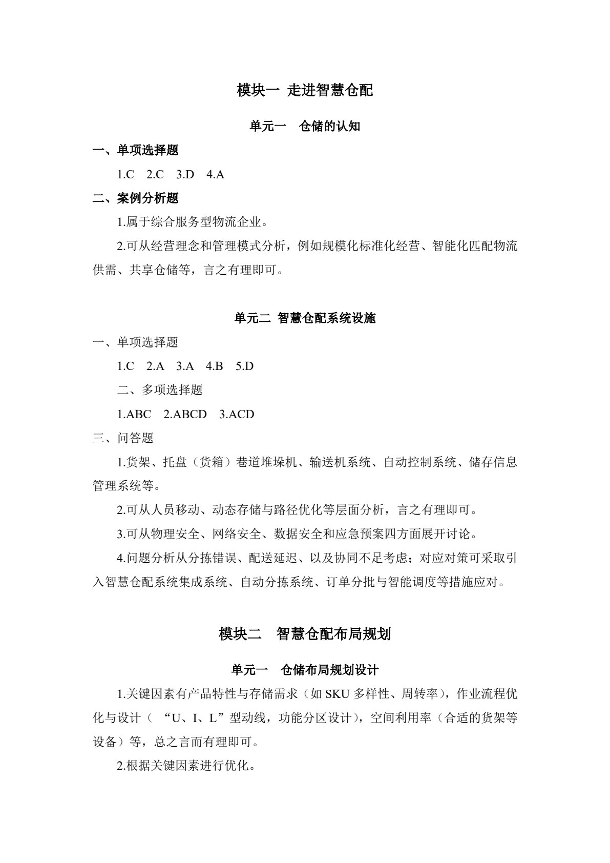 智慧仓配运营