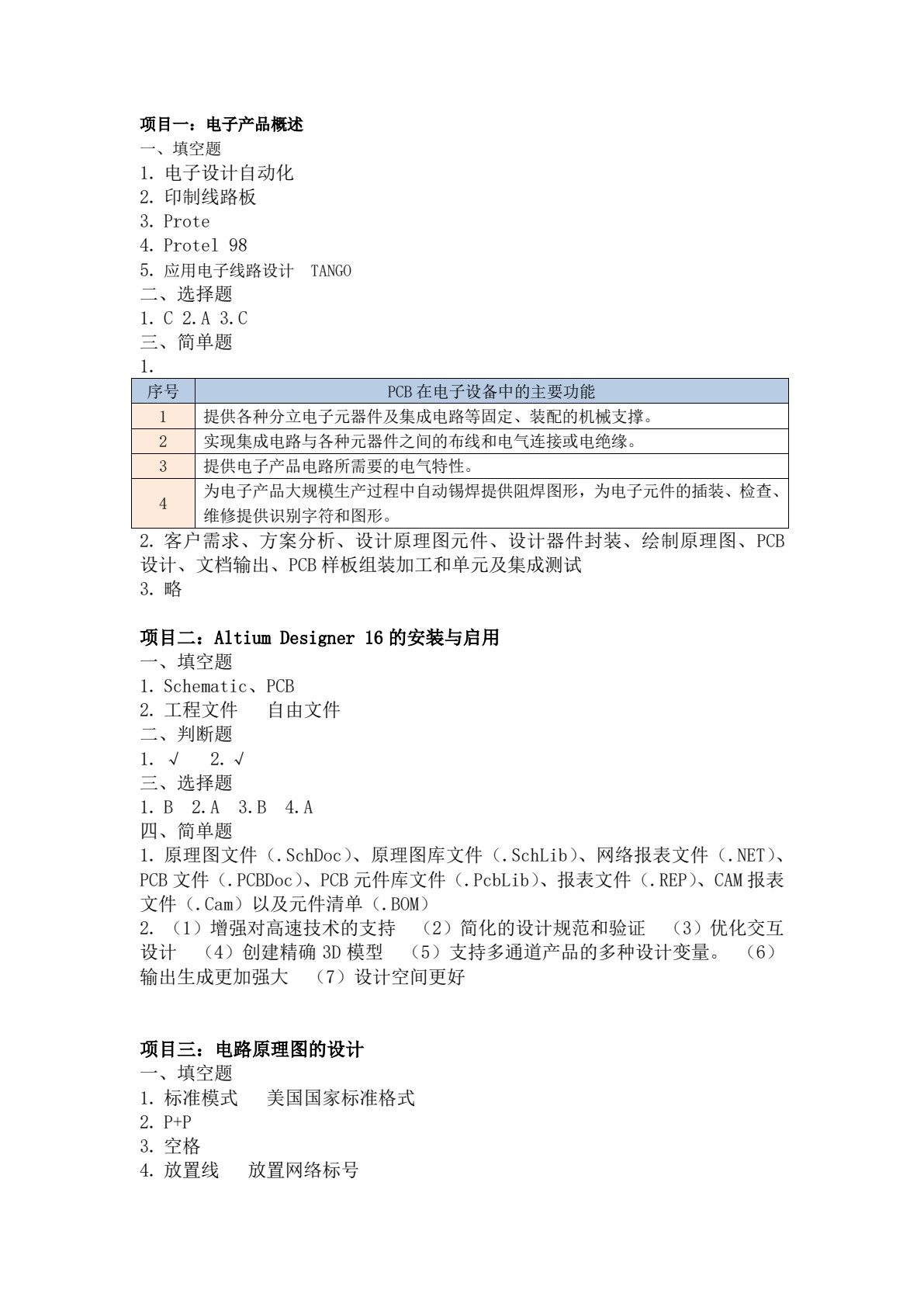 电子线路设计与PCB制作