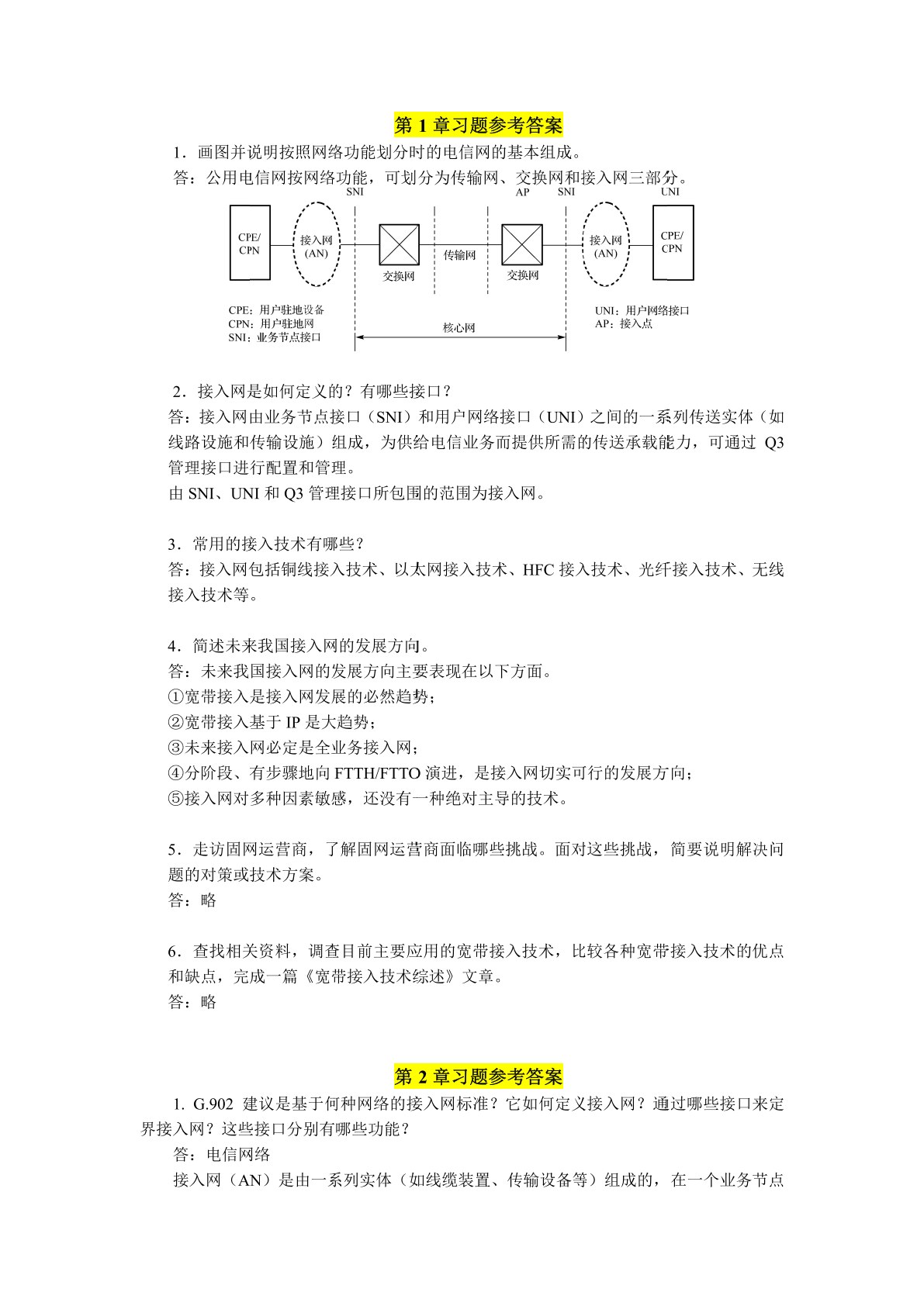 现代接入网技术（第2版）：理论与实践