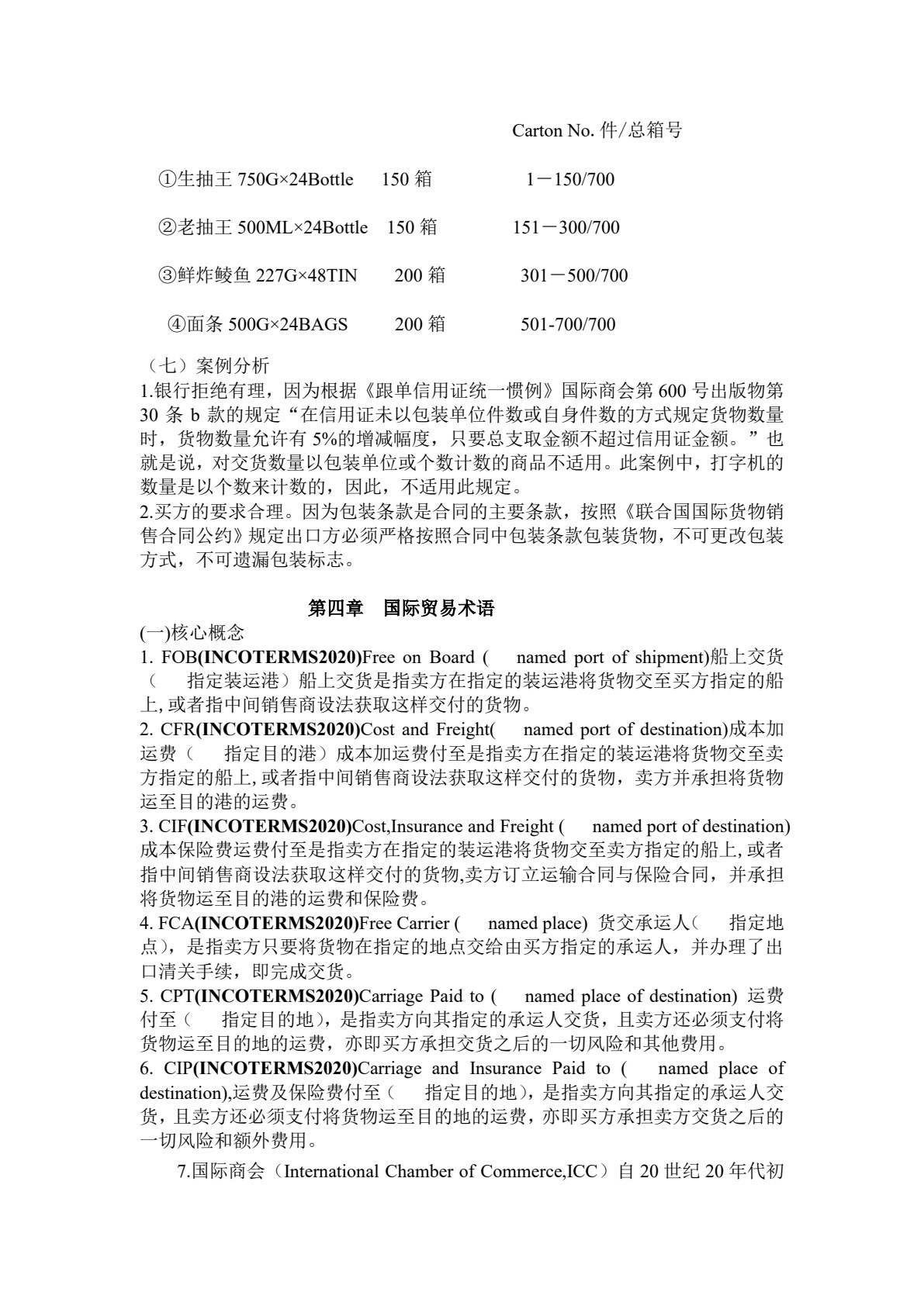 新编国际贸易实务（第4版）