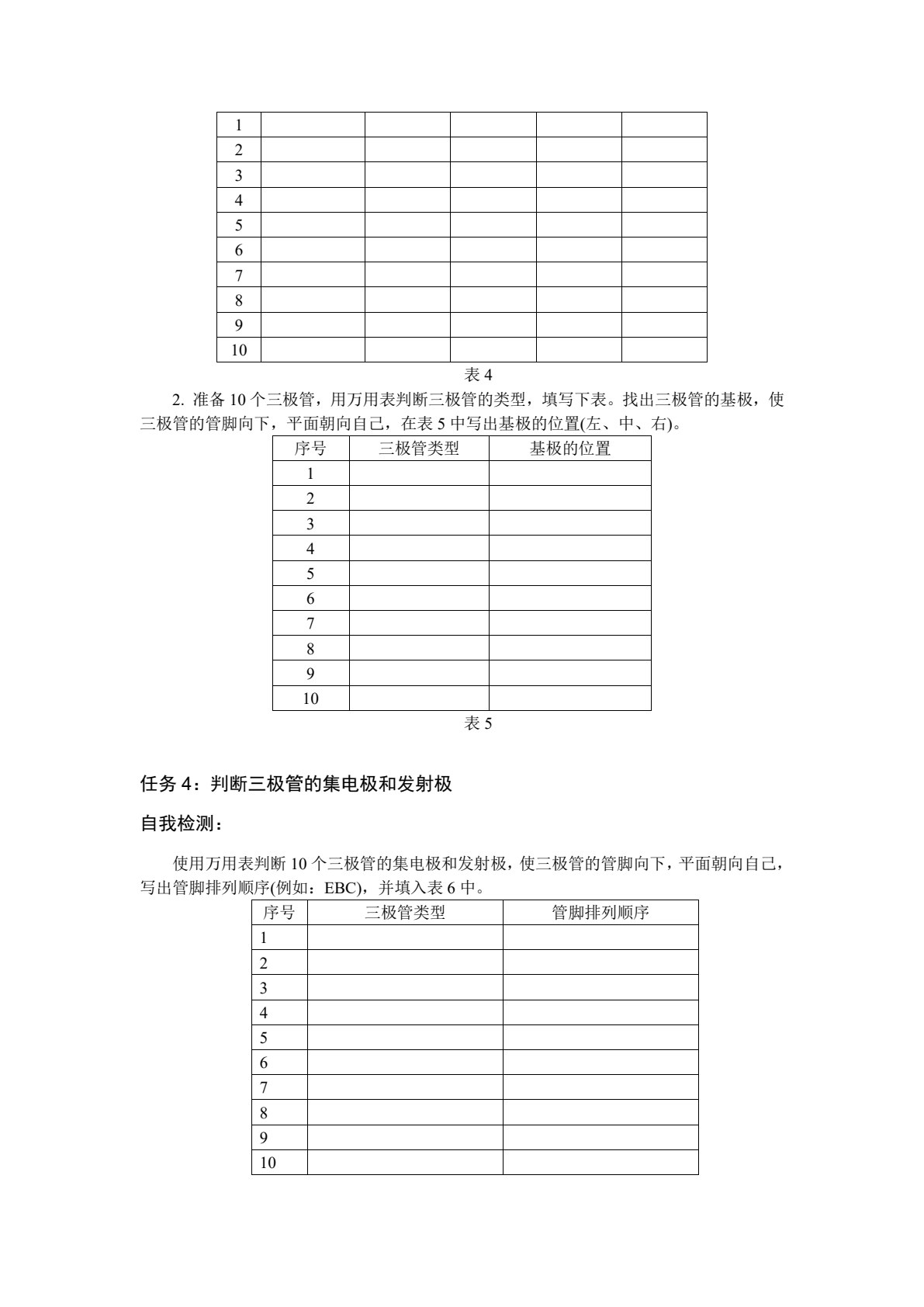 常用仪器仪表使用