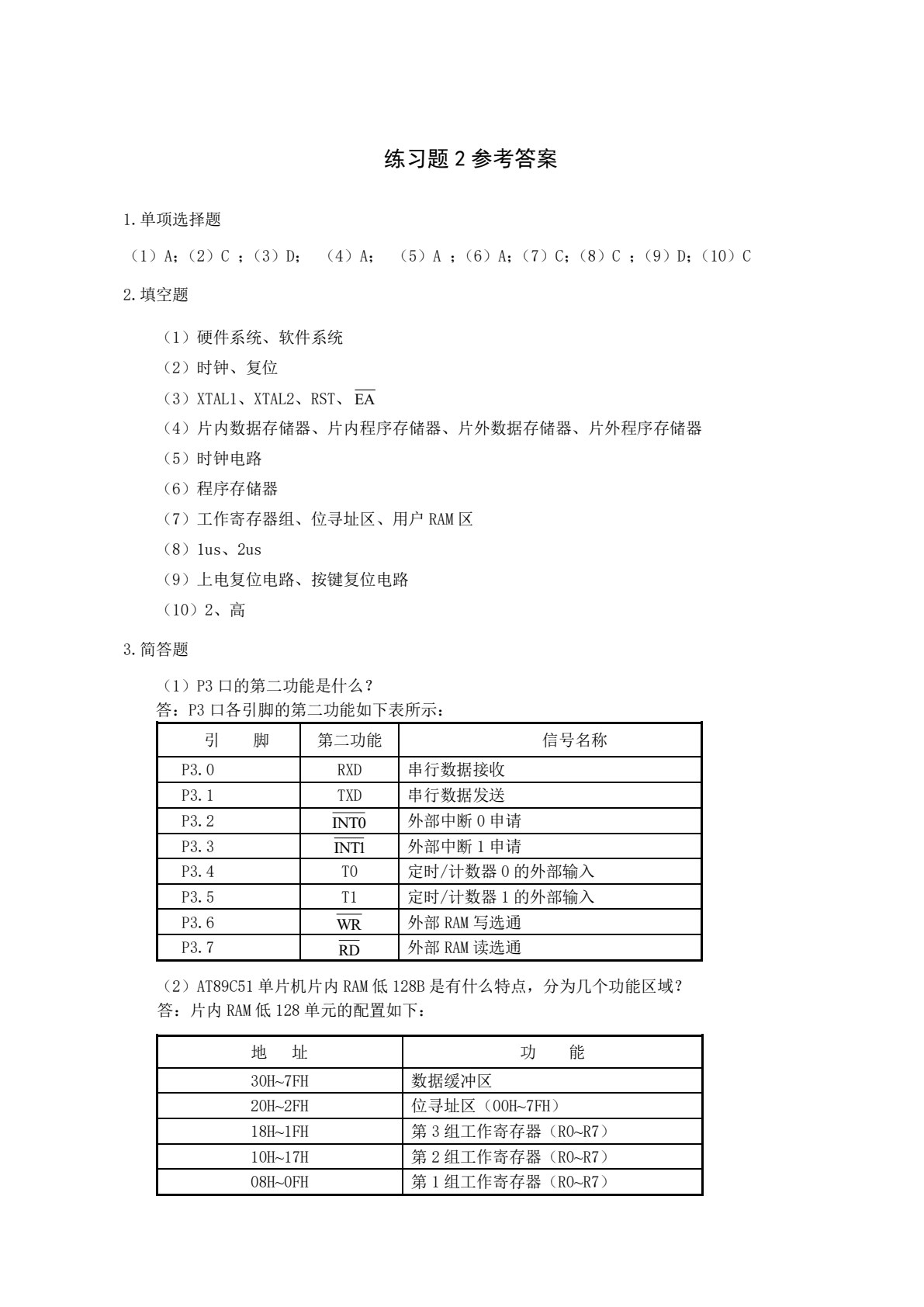 单片机原理及接口技术（第2版）