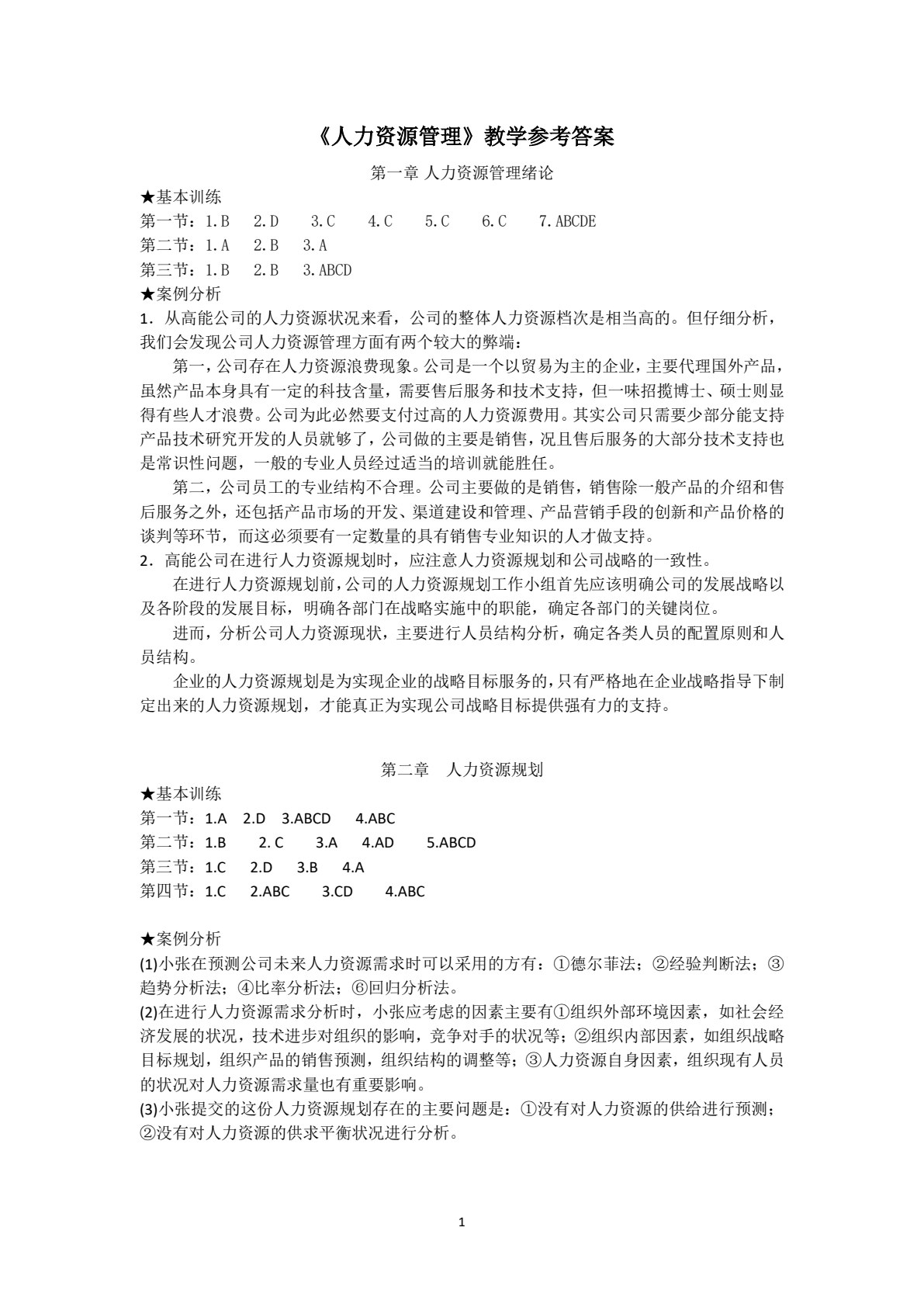 人力资源管理实务