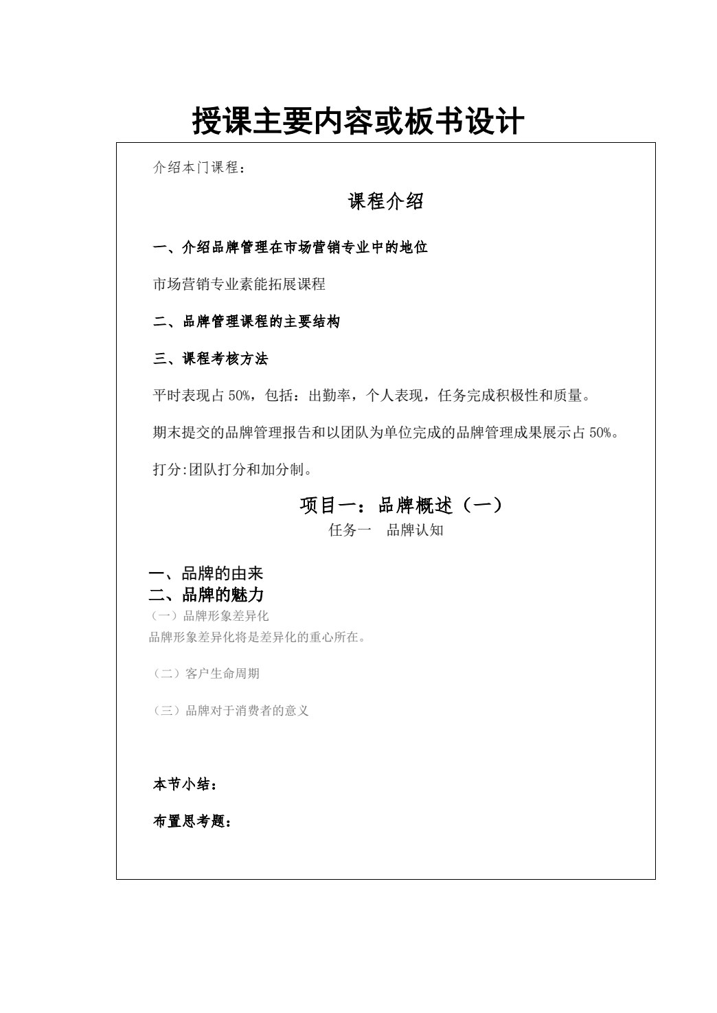 品牌管理