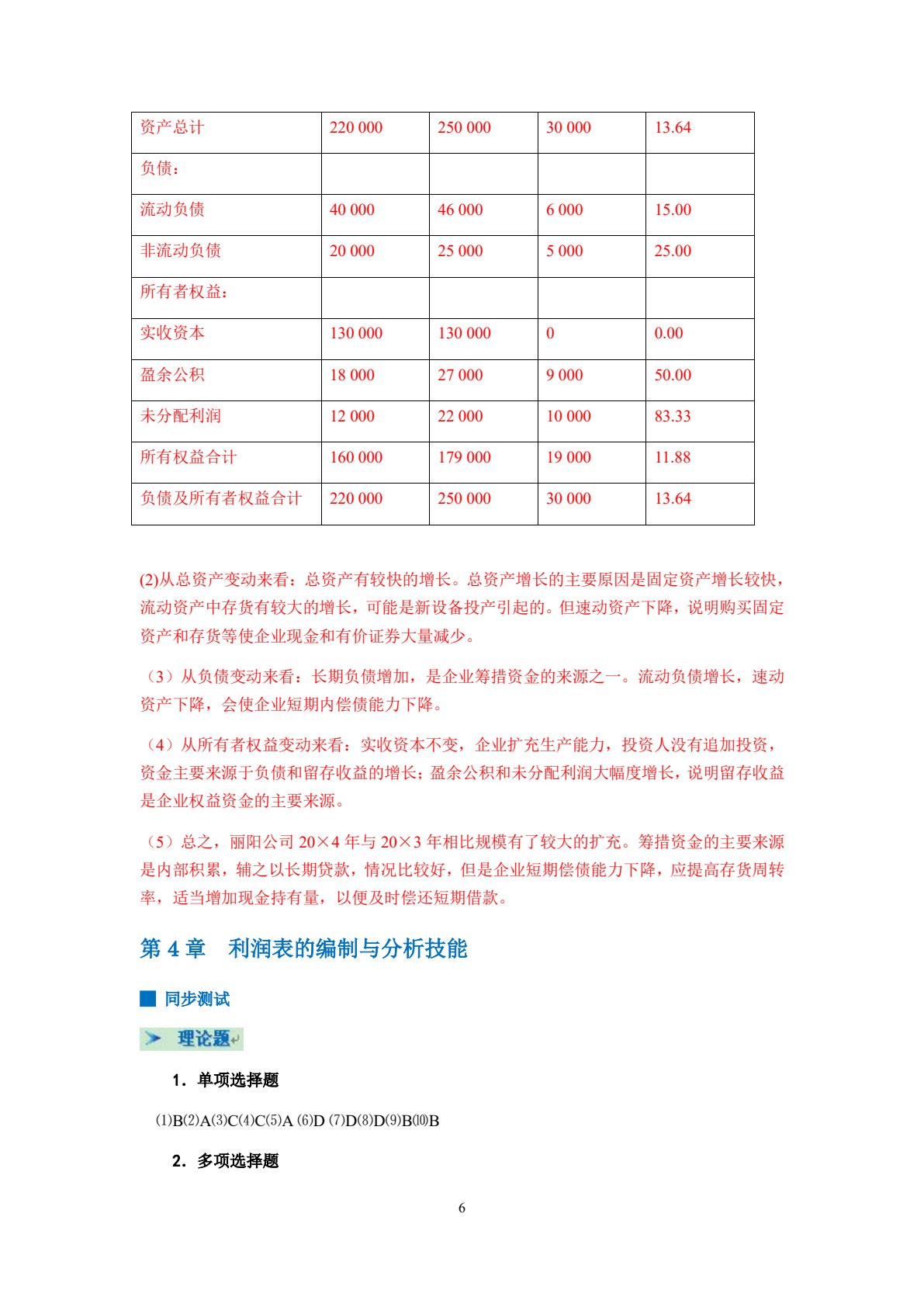 财务报告编制与分析
