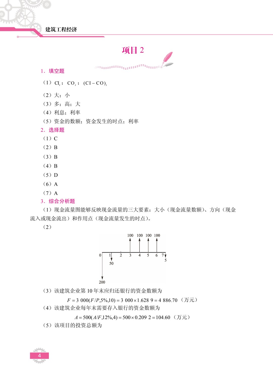 建筑工程经济（双色）（含微课）
