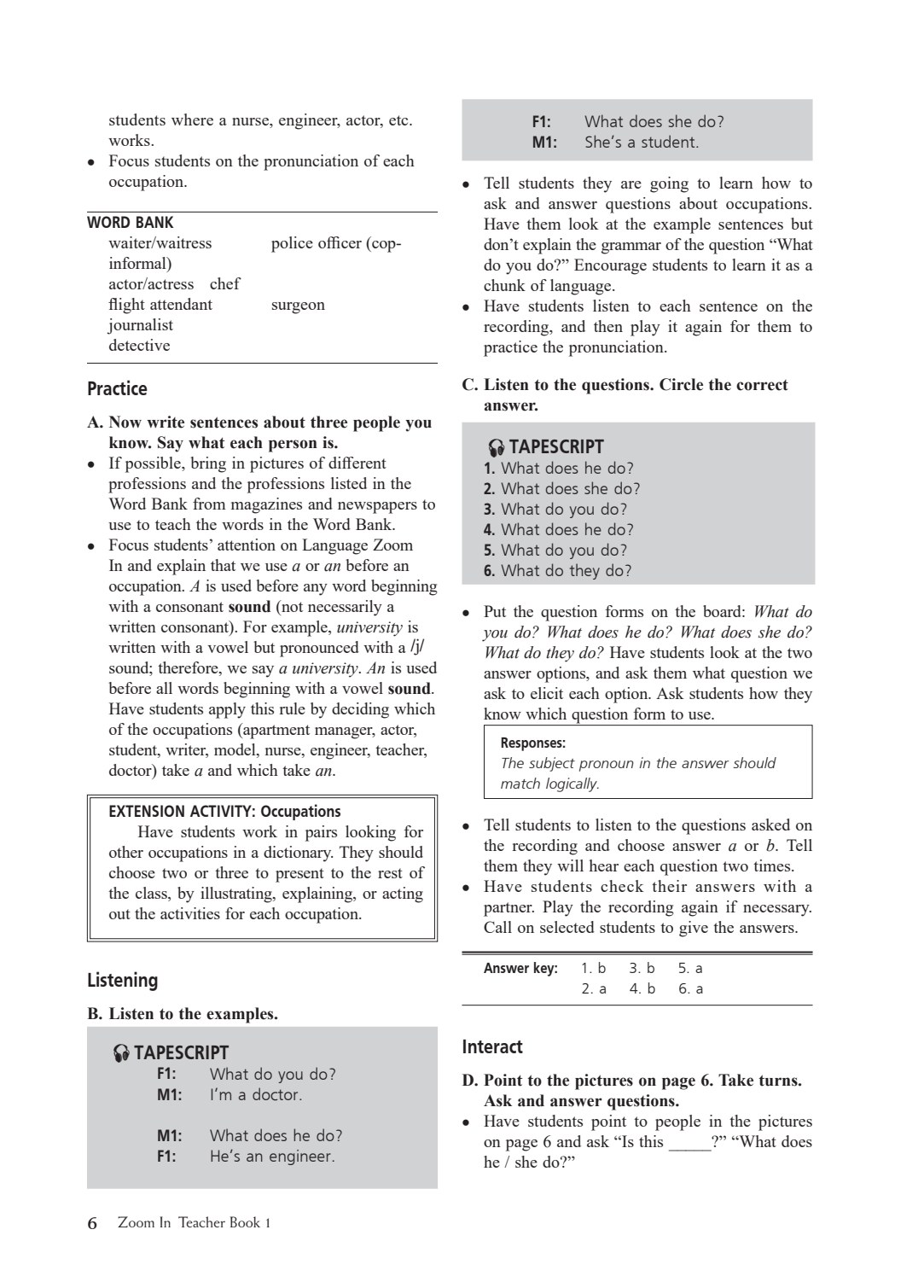 点击职业英语 基础英语模块 学生频道1 (第五版)