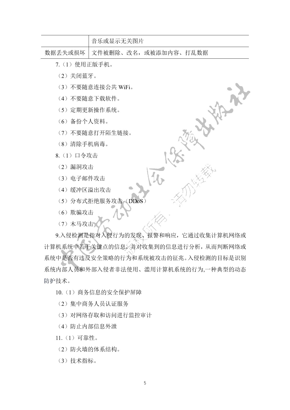 电子商务安全技术习题册