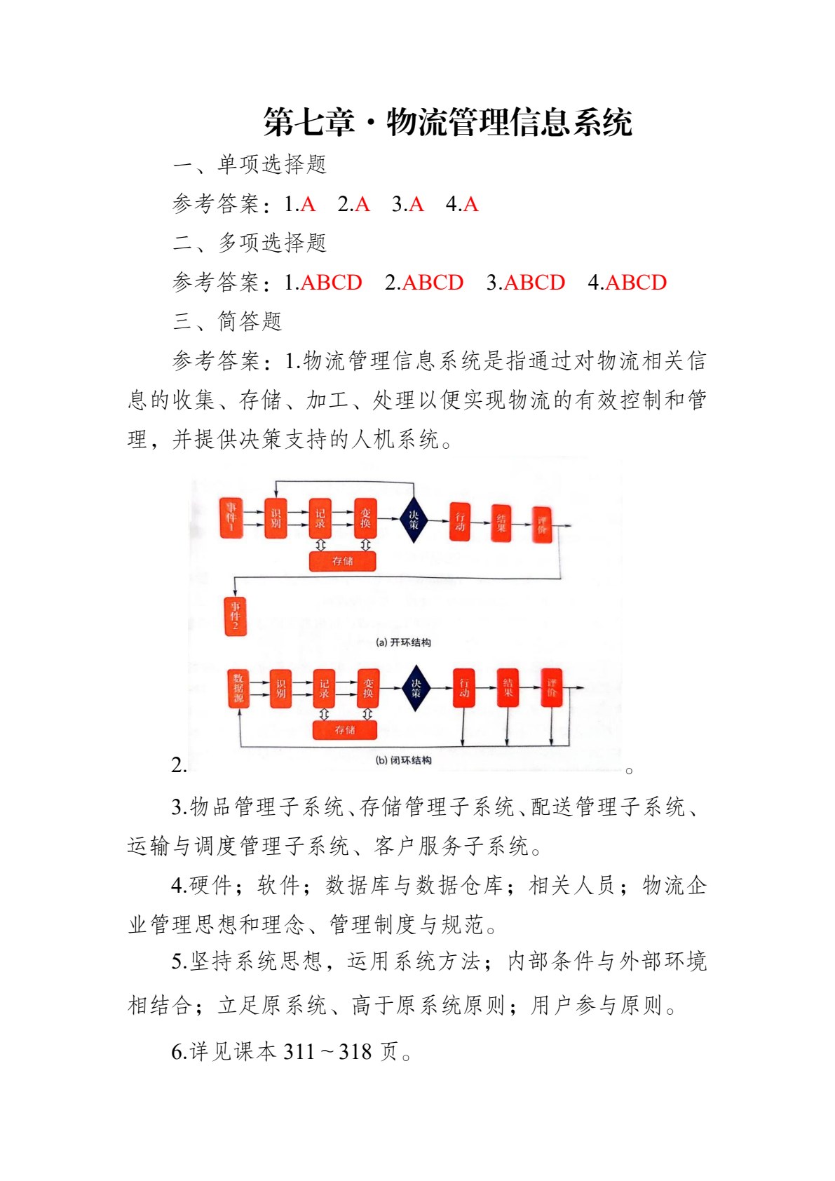 物流信息技术（第四版）