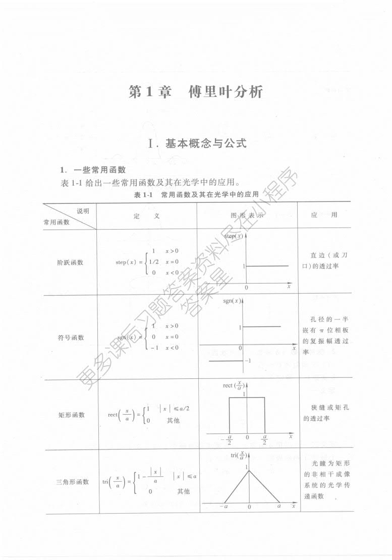 傅里叶光学第二版