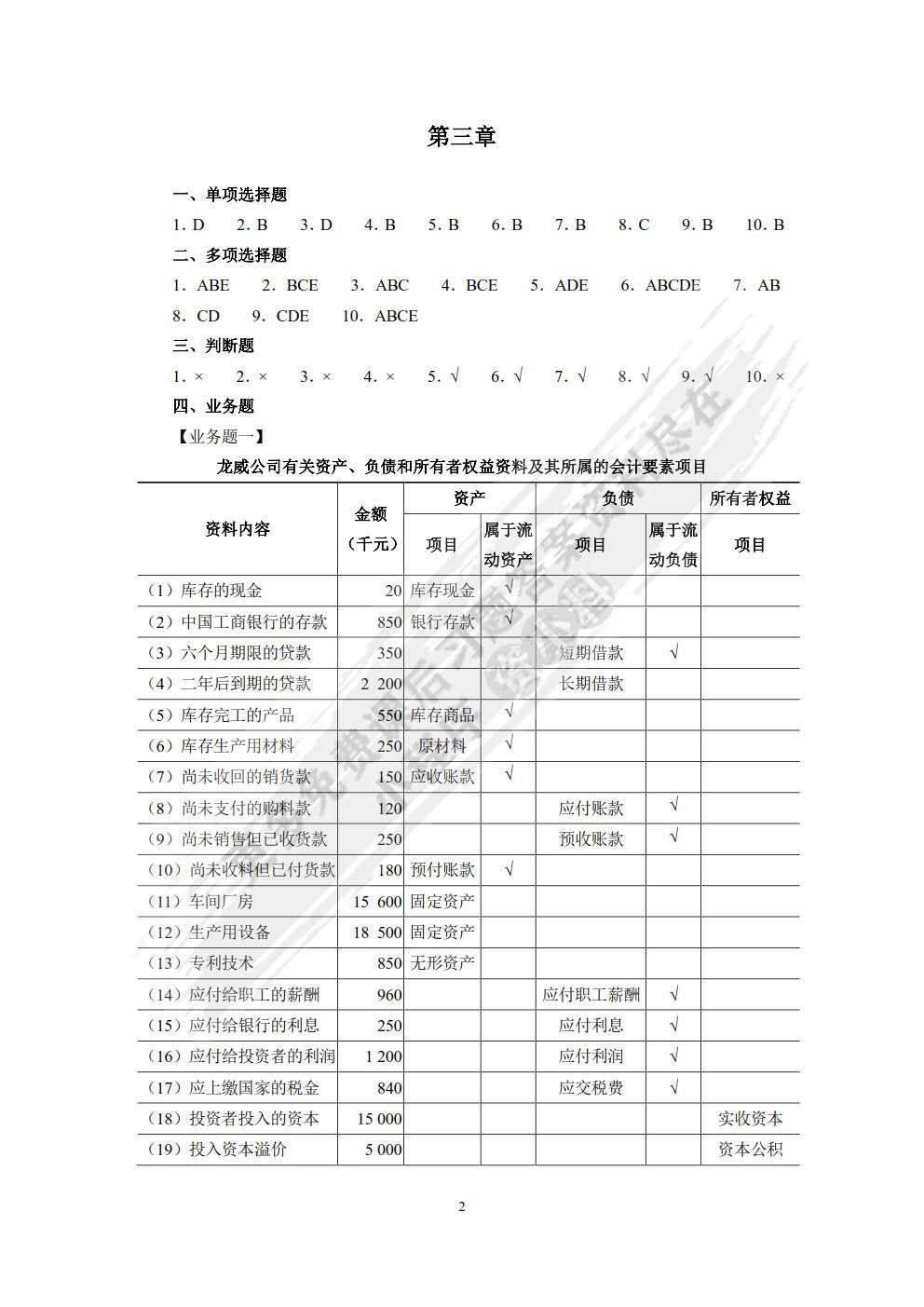 会计学原理 第五版 